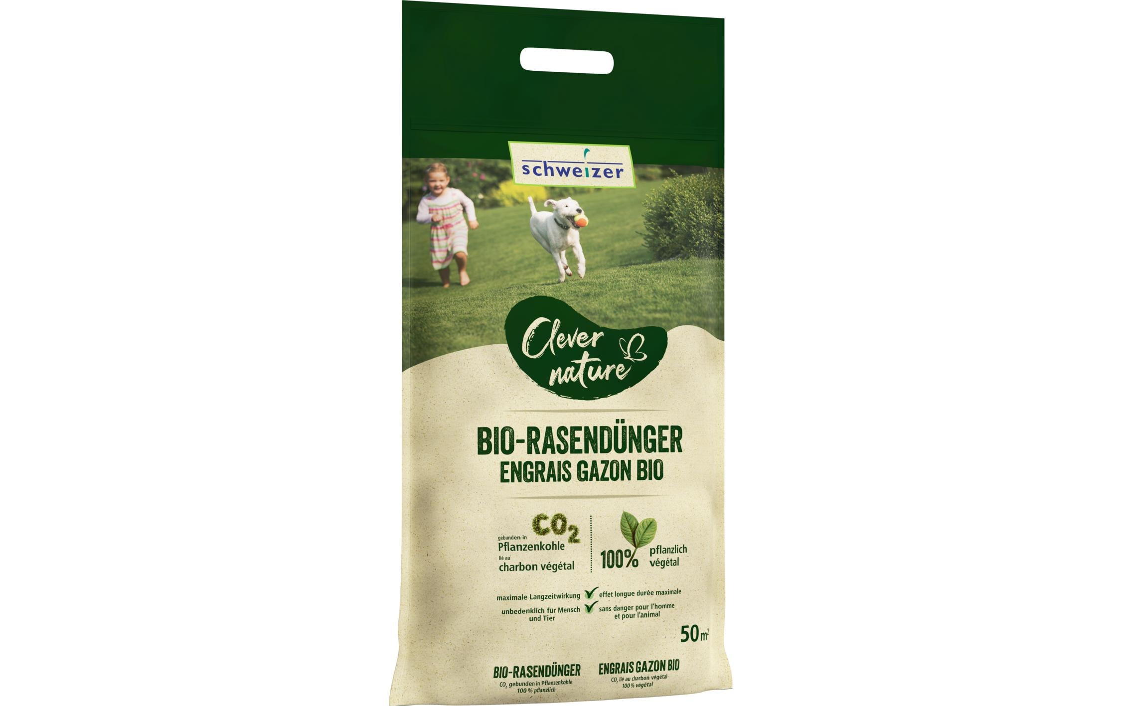 Eric Schweizer Bio-Rasendünger 100% pflanzlich 50 m²