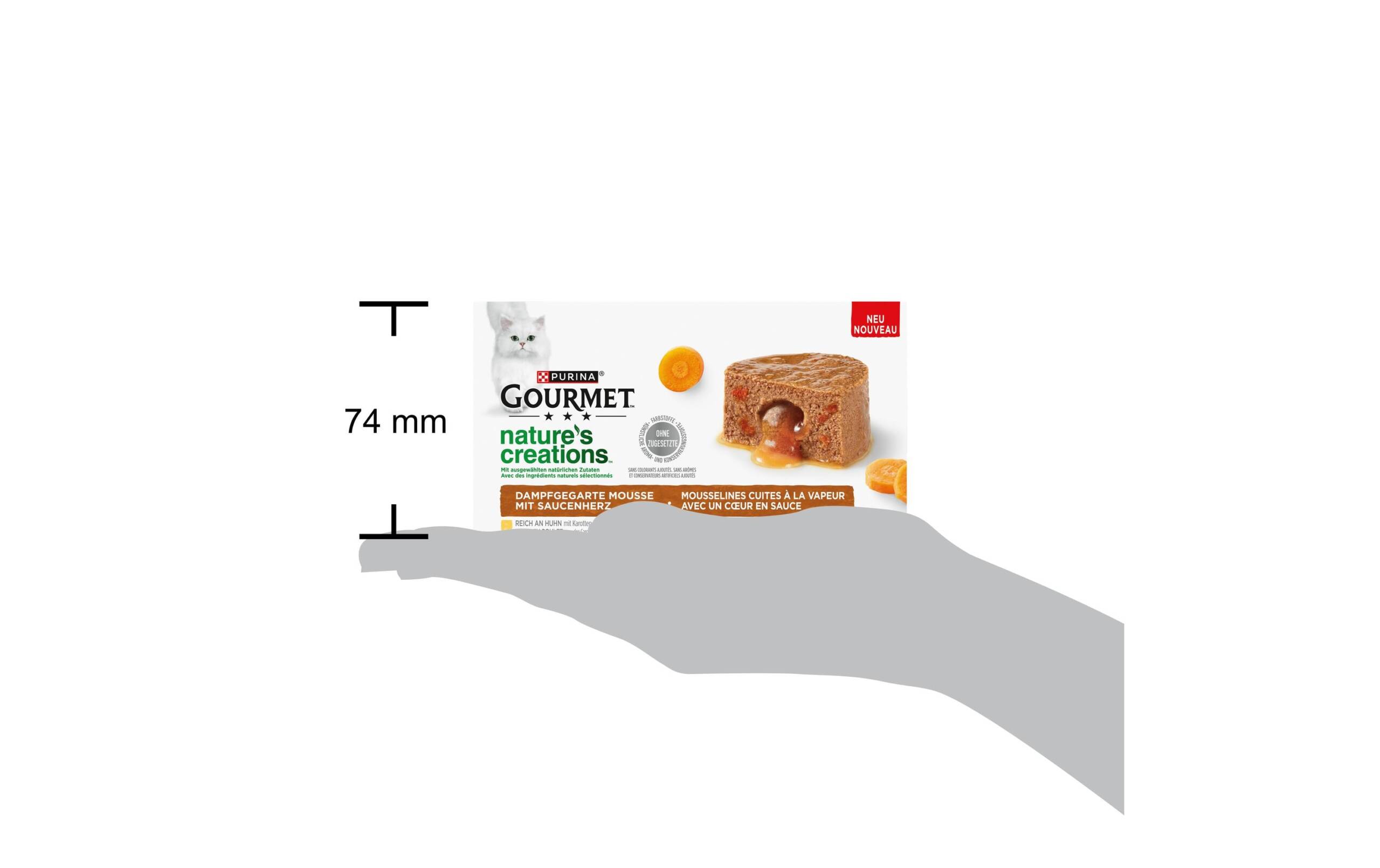 Gourmet Natures Creation Schmelzender Kern Huhn, 4x85g – Bild 6