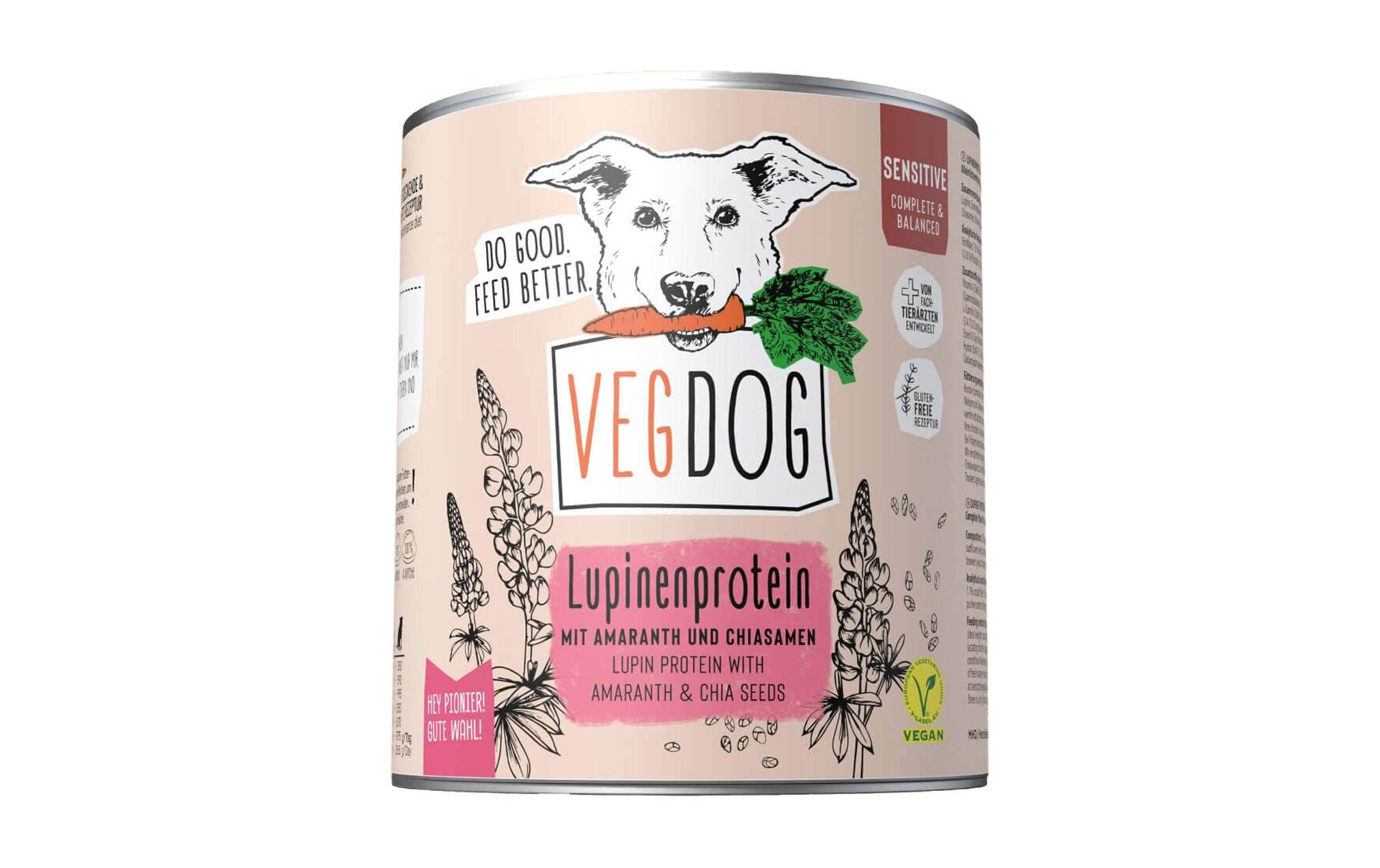 Vegdog Sensitive Lupinenprotein 800g