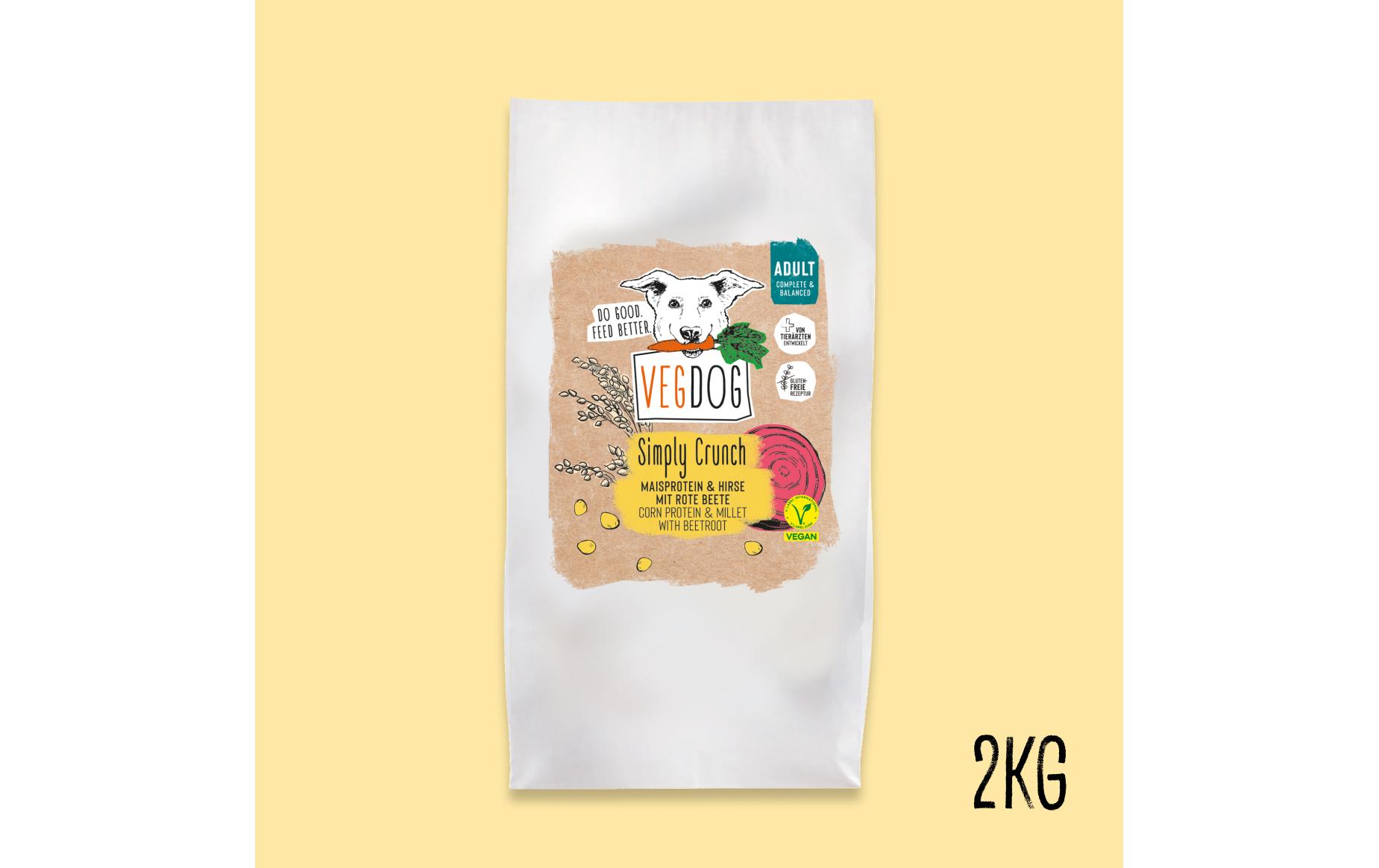 Vegdog Simply Crunch 2kg – Bild 3
