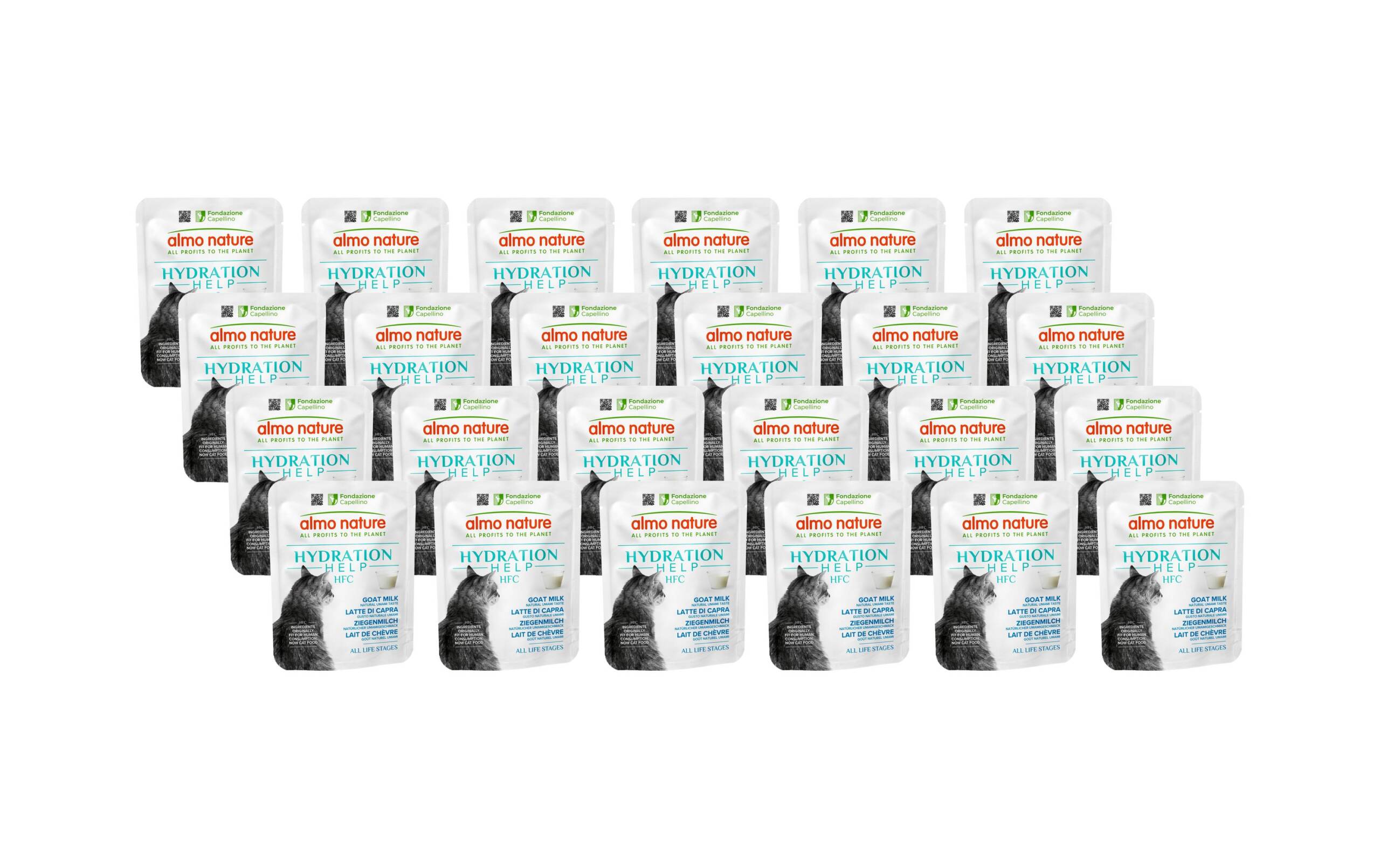 Almo Nature  Hydration Help HFC Ziegenm.KIT 24x50g
