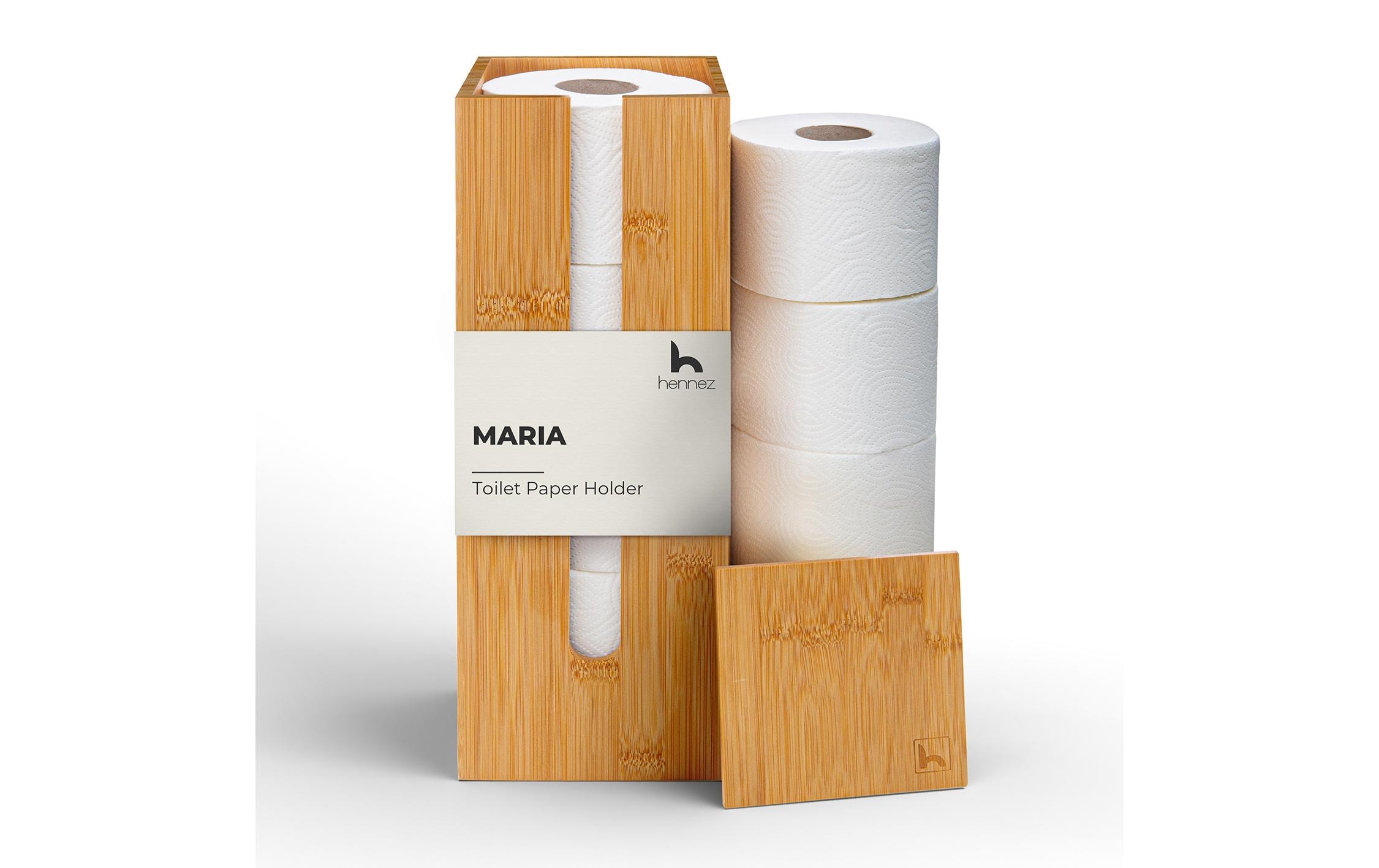 Hennez Toilettenpapier-Halter Maria 4 WC-Rollen, 42x13.5cm