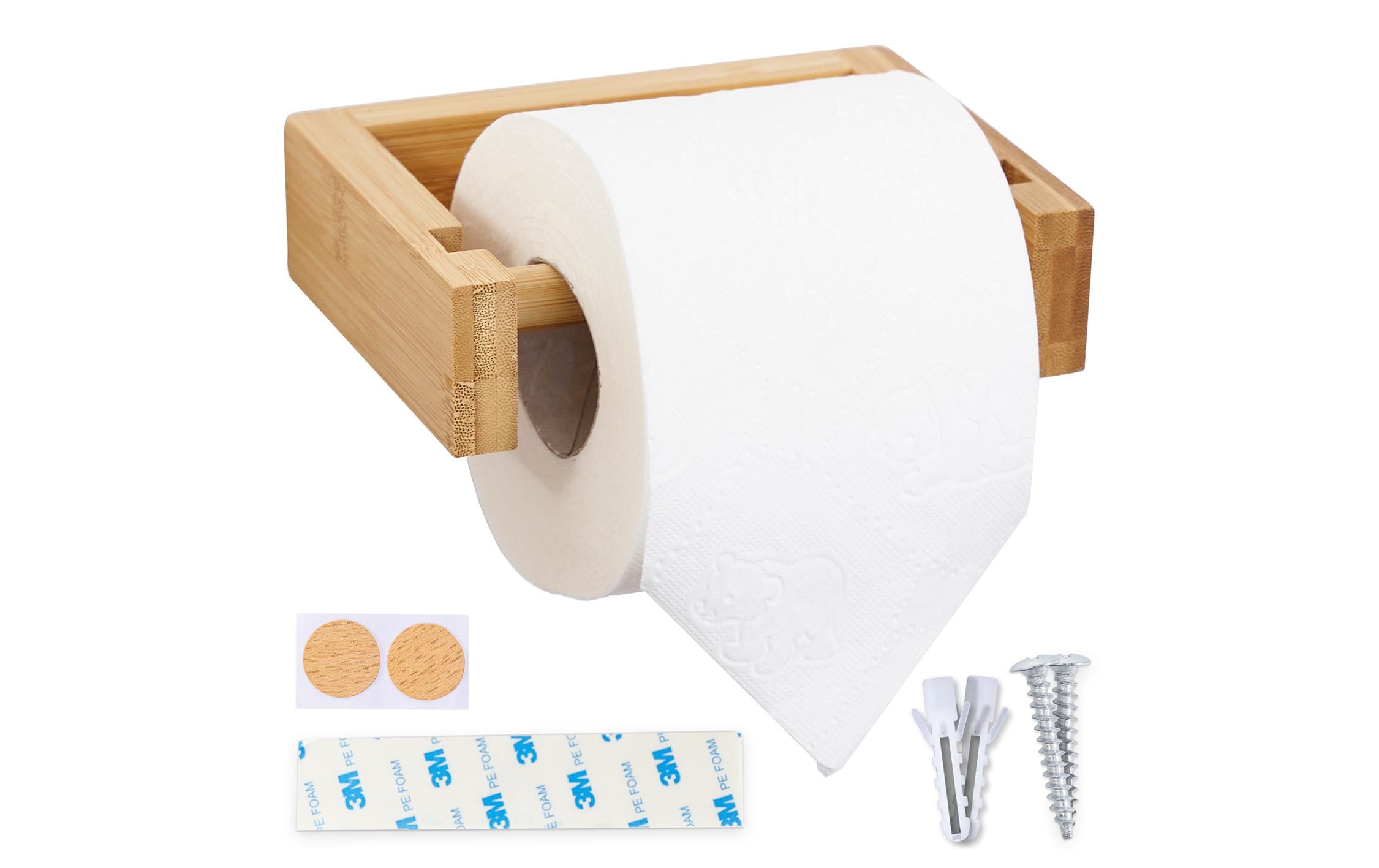 Hennez Toilettenpapier-Halter Wand Maria 15x12cm, Einfacher Wechsel