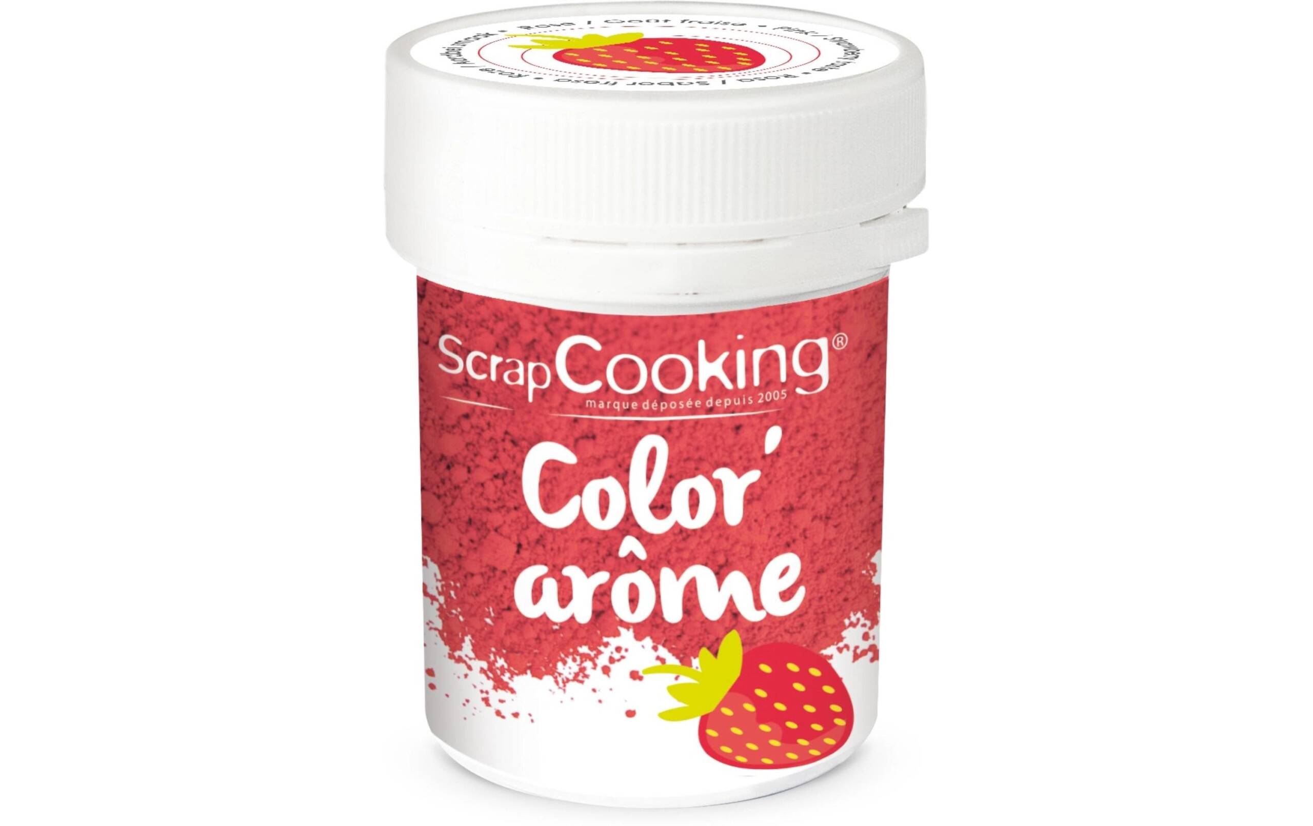 Lebensmittelfarbe mit Aroma Erdbeere Pulver 10 g