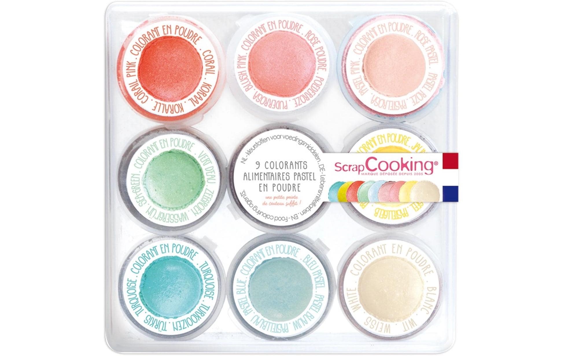 Lebensmittelfarben Set pastell 160 g