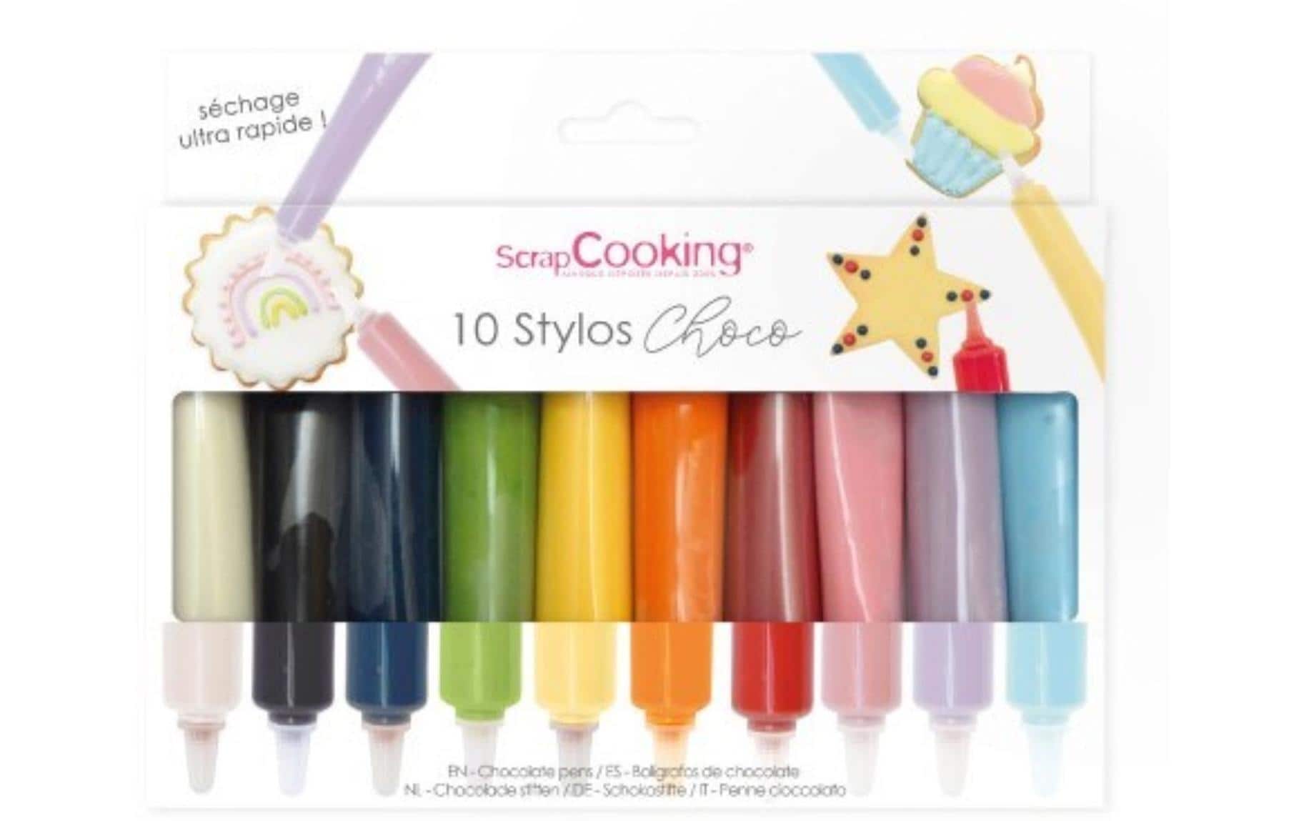 Dekostift Schokogeschmack 10 Stück