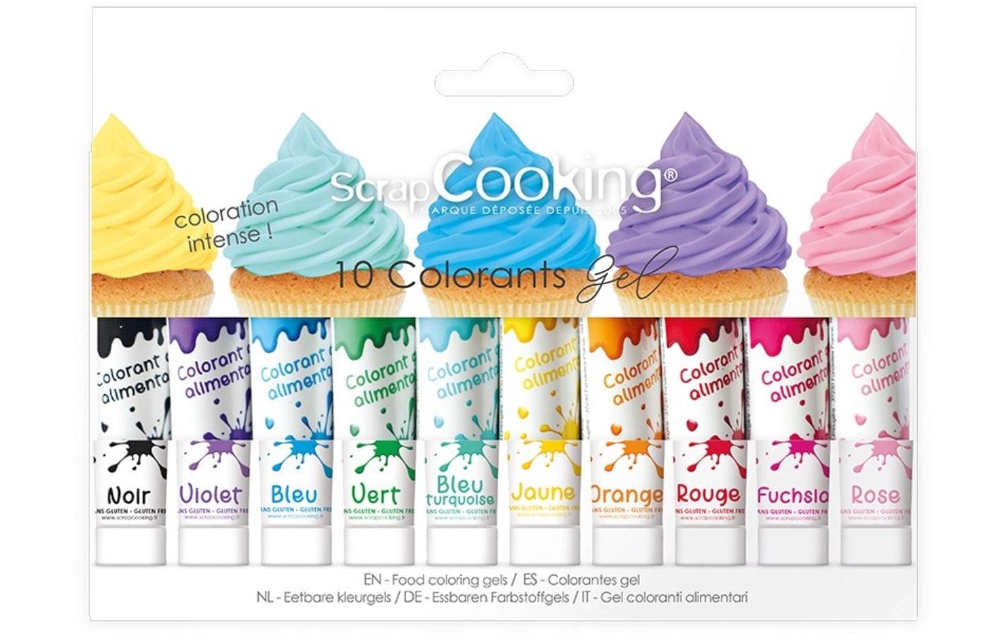 Lebensmittelfarbe Gel 10er Set 10 x 20 g