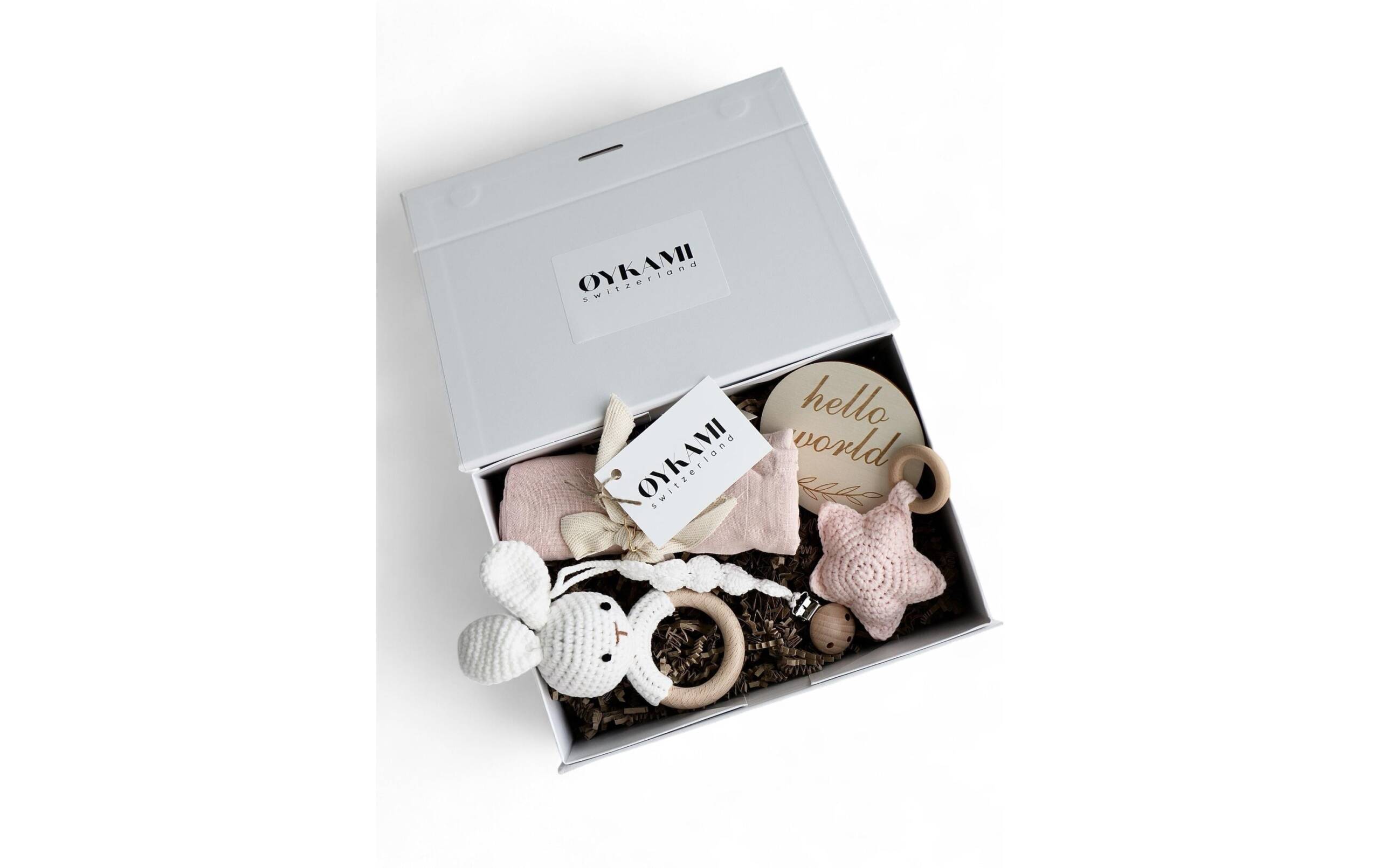 Oykami Geschenkbox Rosa Estland mit Hase