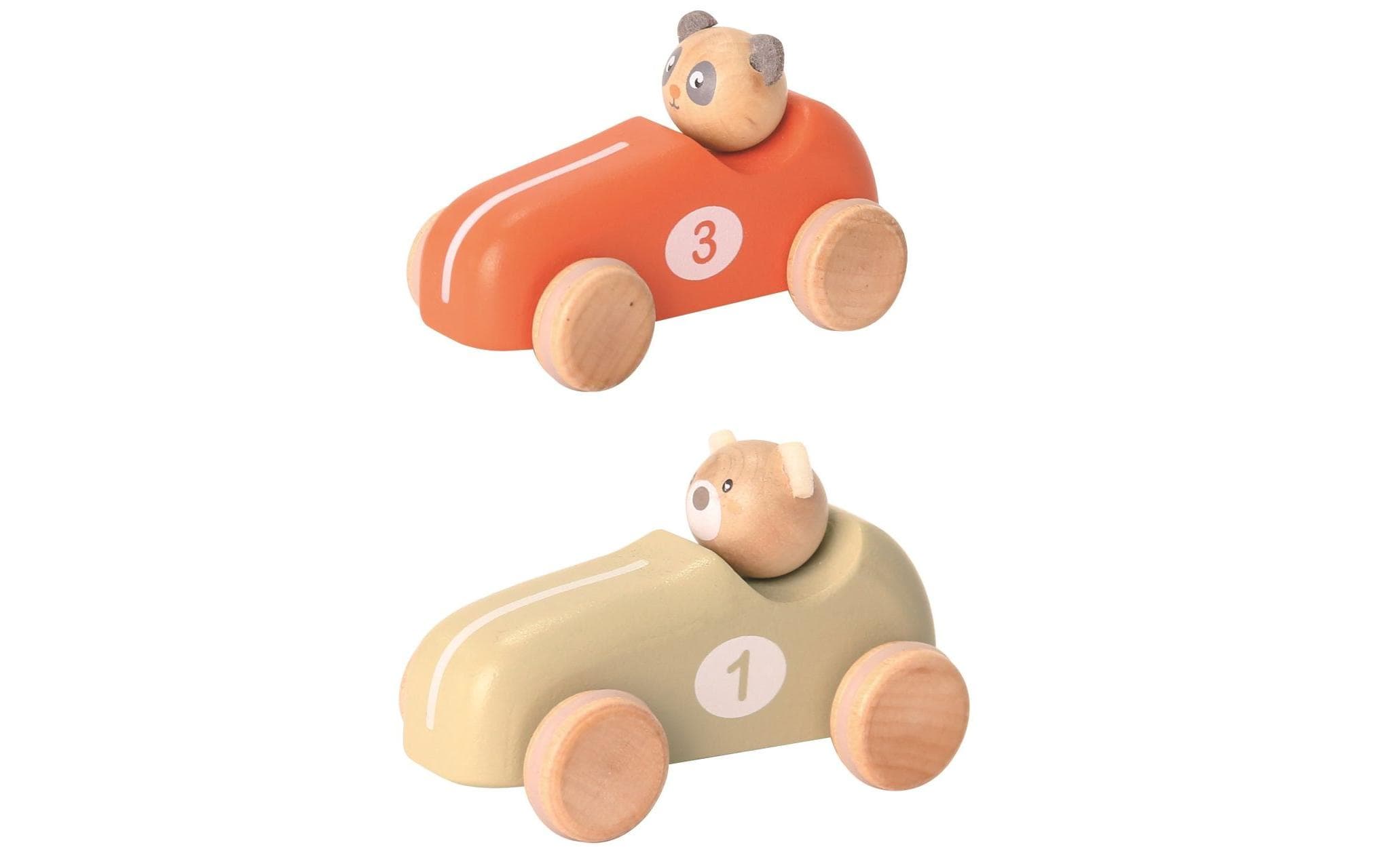Spielba Rückzugautos Bär und Panda assortiert