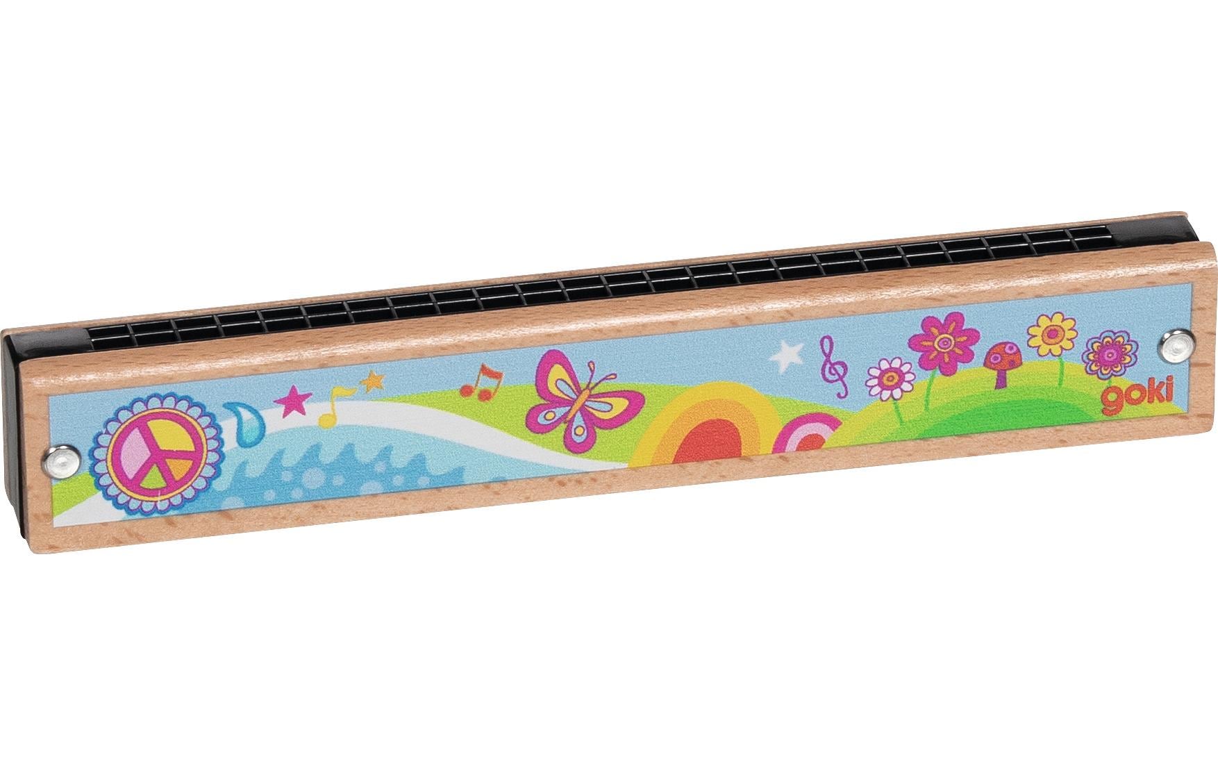 Goki Mundharmonika Flower Power, 24 Töne goki66