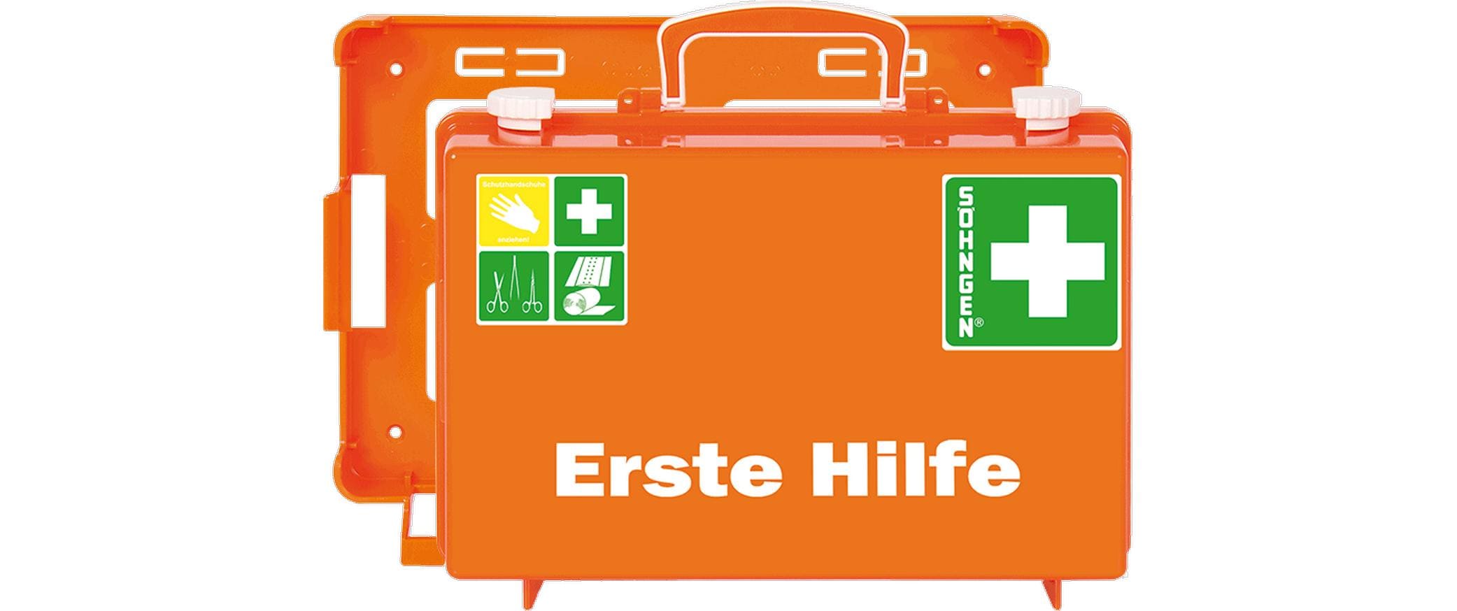 Söhngen Erste-Hilfe-Koffer SN-CD orange leer