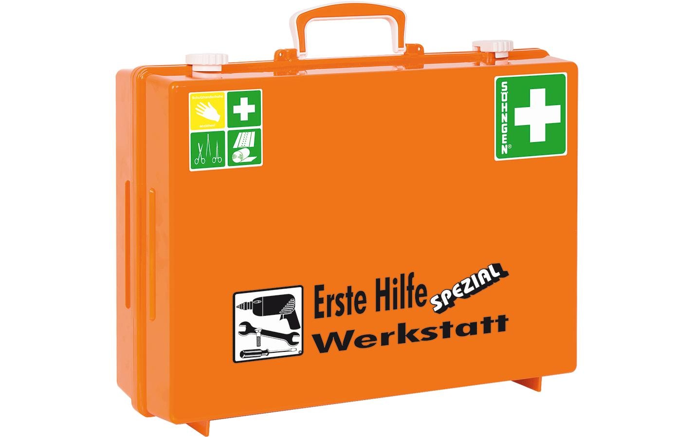 Söhngen Erste-Hilfe SPEZIAL MT-CD Werkstatt Norm DIN 13157 + Zusatz Werkstatt