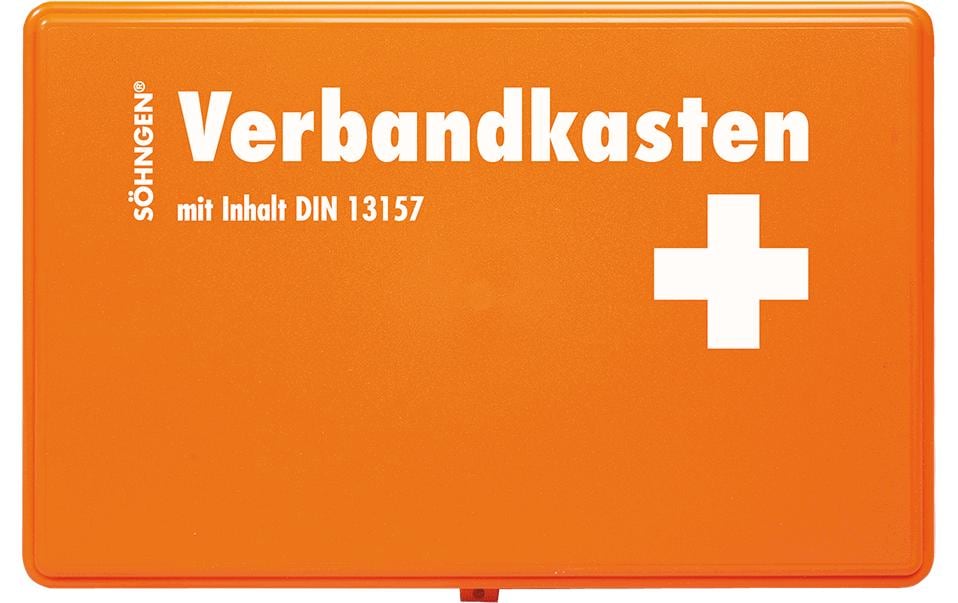 Söhngen Verbandkasten KIEL KU-orange Standard DIN 13157 - exkl Wandhalterung