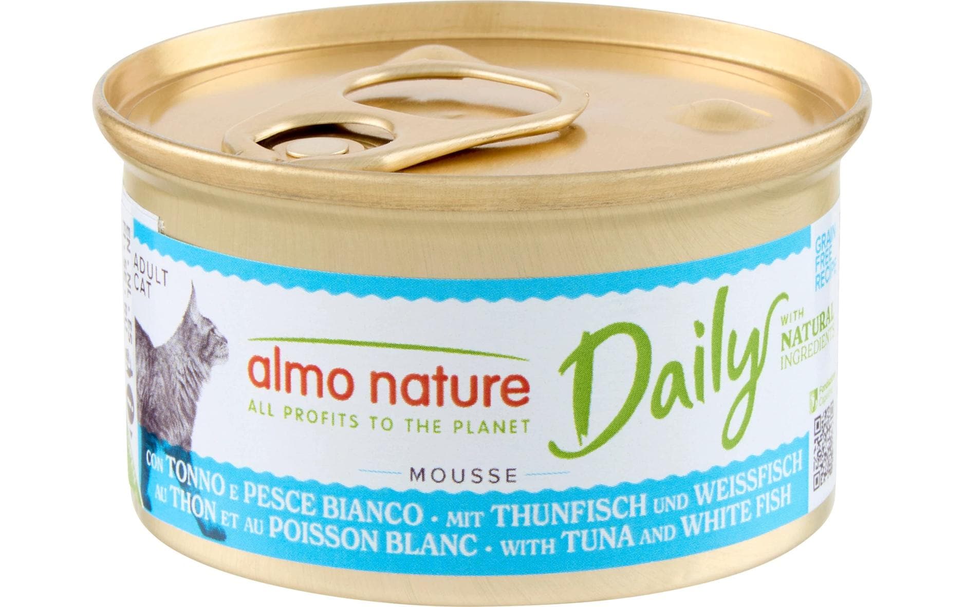 Almo Nature Nassfutter Daily Mousse 85g Thon & Kabeljau