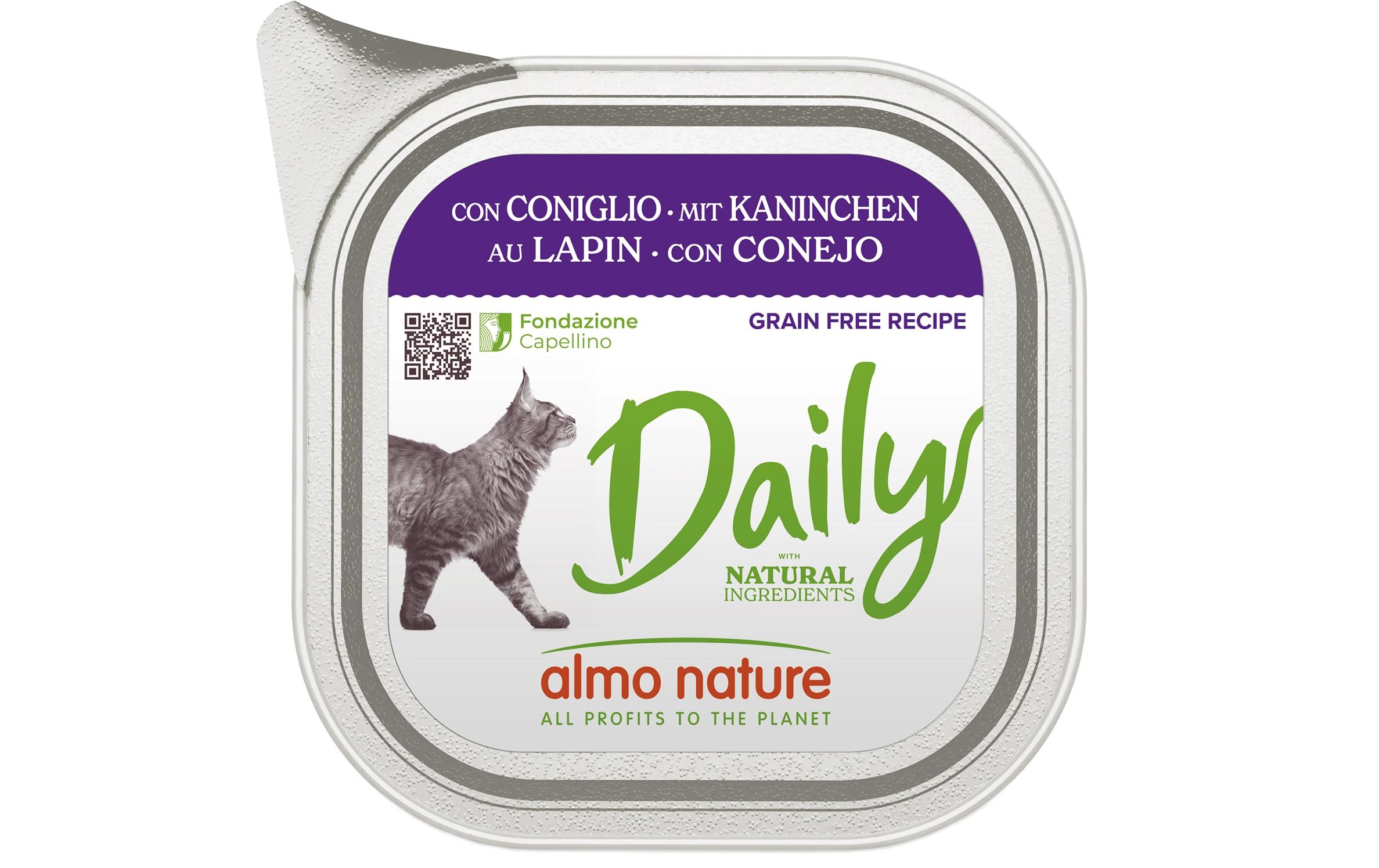Almo Nature Nassfutter Daily Kaninchen KIT 32x100g – Bild 3