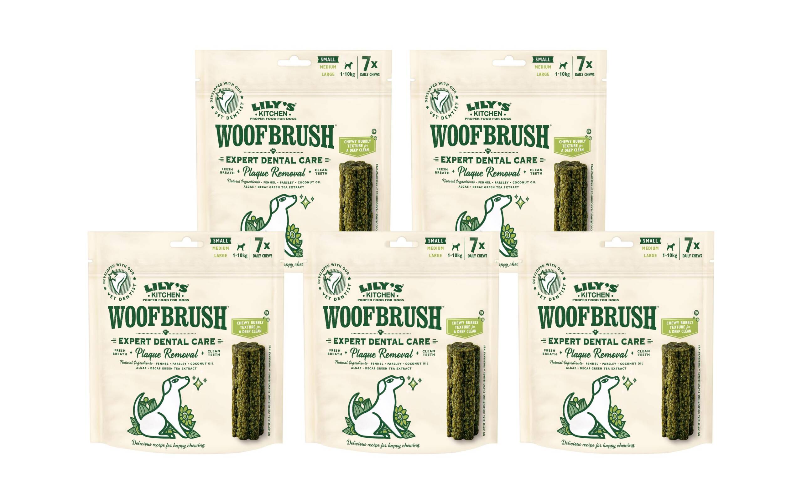 Lilys Kitchen Woofbrush Dental S 5x7x24g Kit