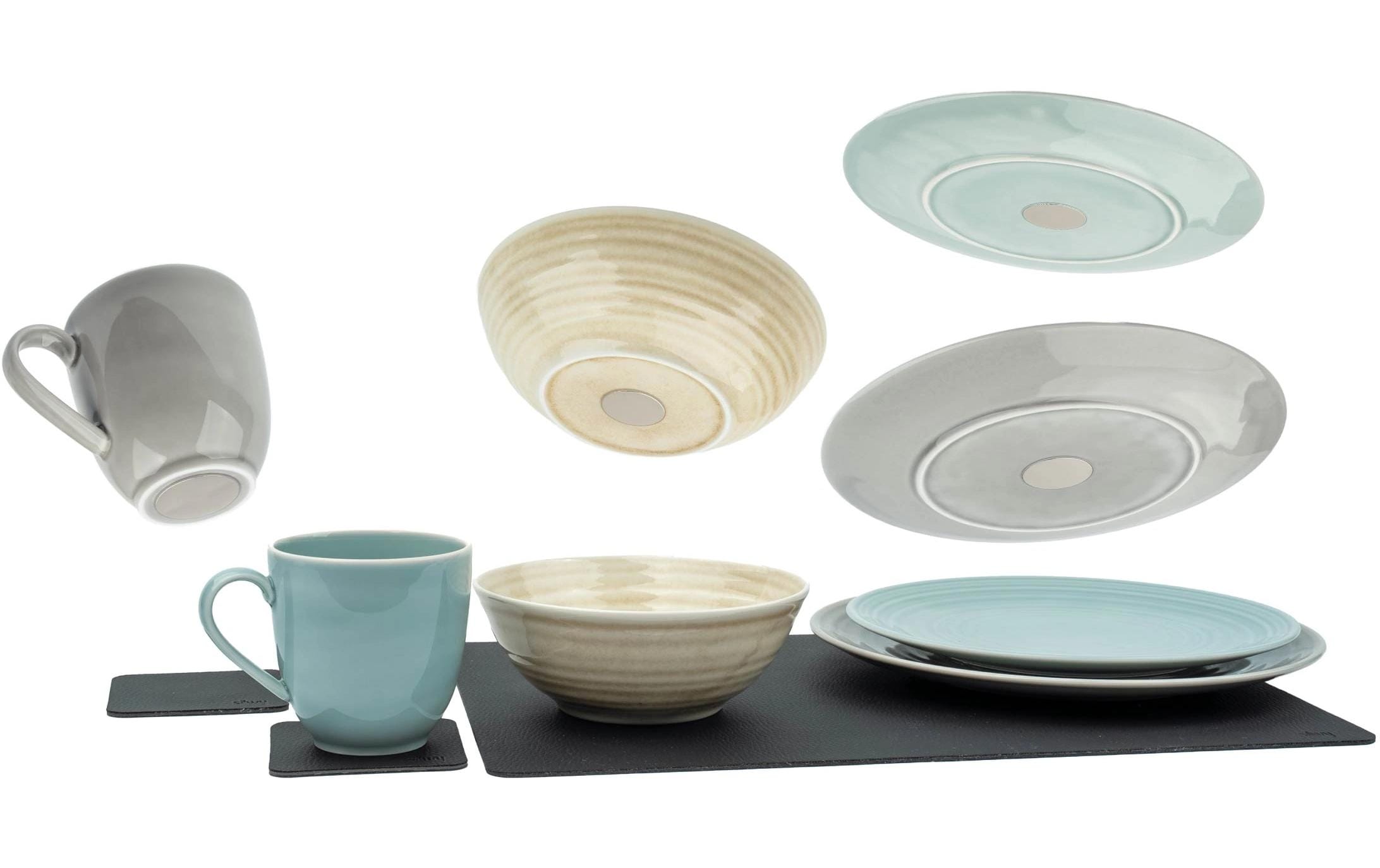 Silwy Magnet-Porzellan-Geschirrset mix & match