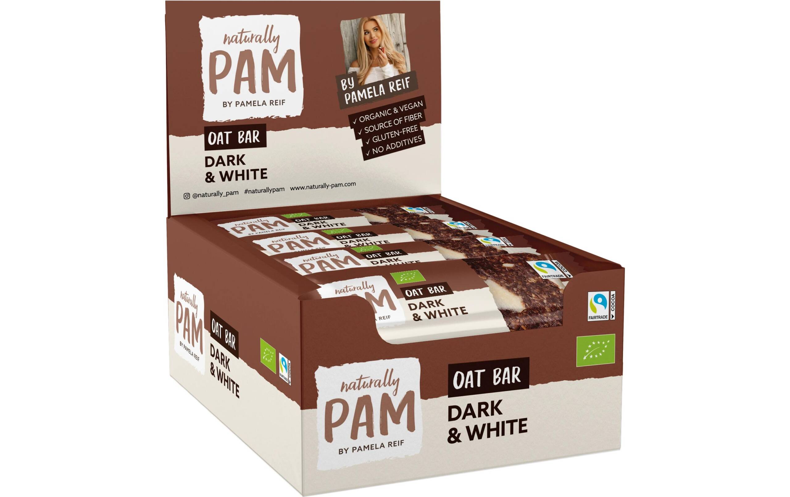 Bio Oat Bar - Dark & White 12 x 40 g