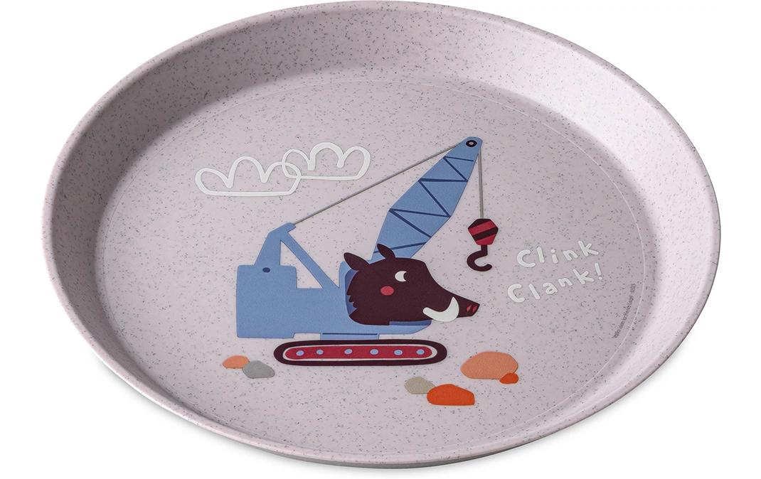 Koziol Kleiner Teller CONNECT TRUCKS 400ml purple grey