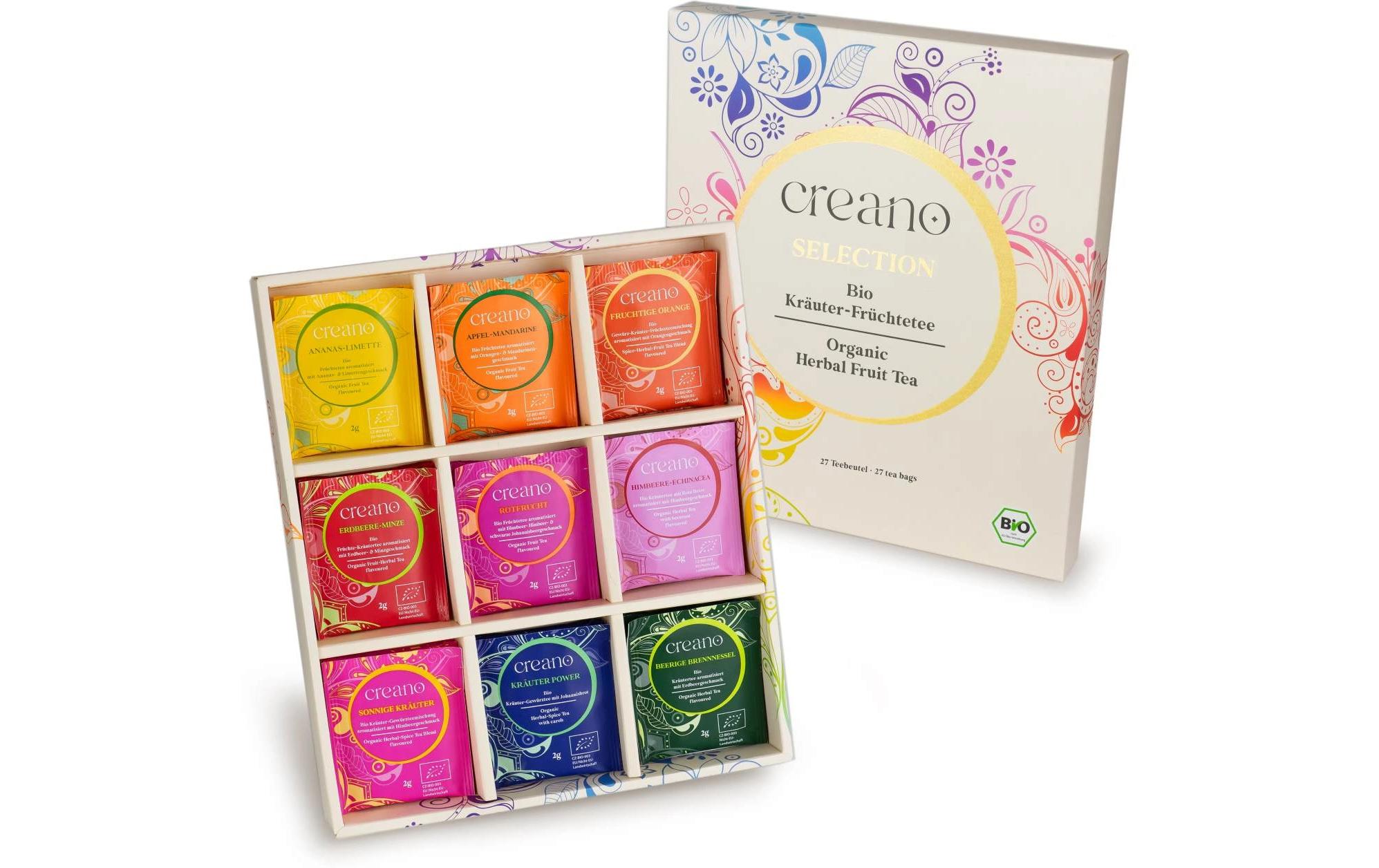 Geschenkset ORGANIC HERBAL TEA 27 Bio-Teebeutel