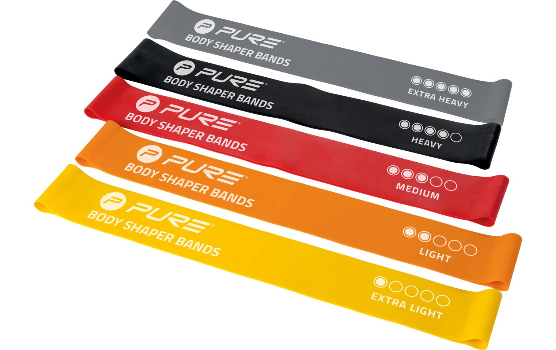 FTM Body Shaper Bänder 5er Set Div. Wiederstandsstufen