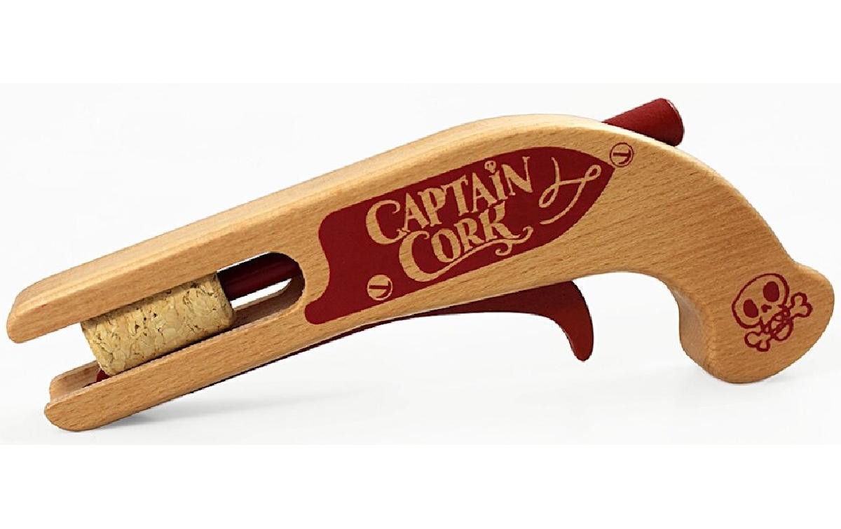Captain Cork Korkenpistole aus Holz