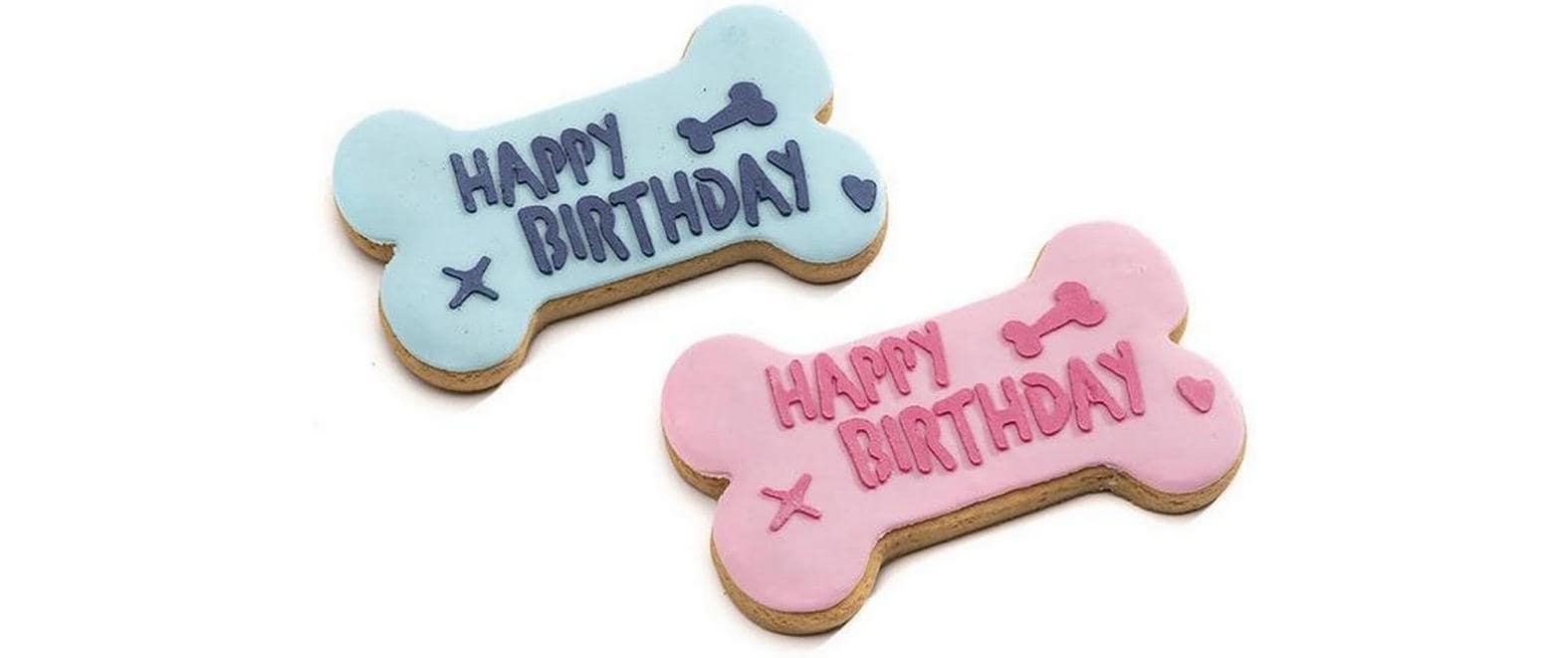 Leopet Happy Birthay Keks Knochen Gr. S 9x5.5x1cm, 35g