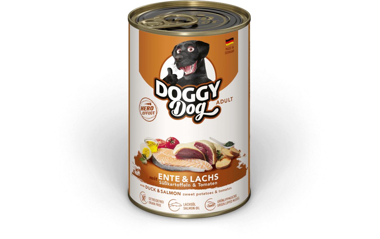 DoggyDog Dose Ente, Lachs Adult 400 g