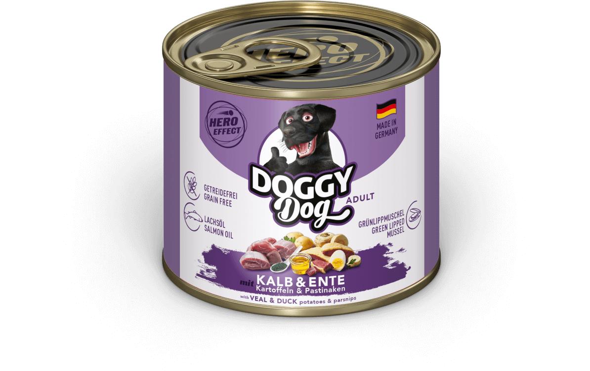 DoggyDog Dose Kalb, Ente Adult 200 g