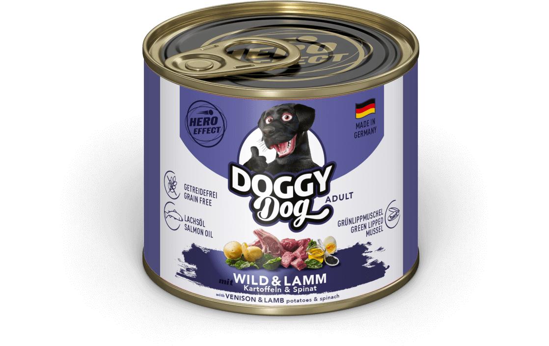 DoggyDog Dose Wild, Lamm Adult 200 g