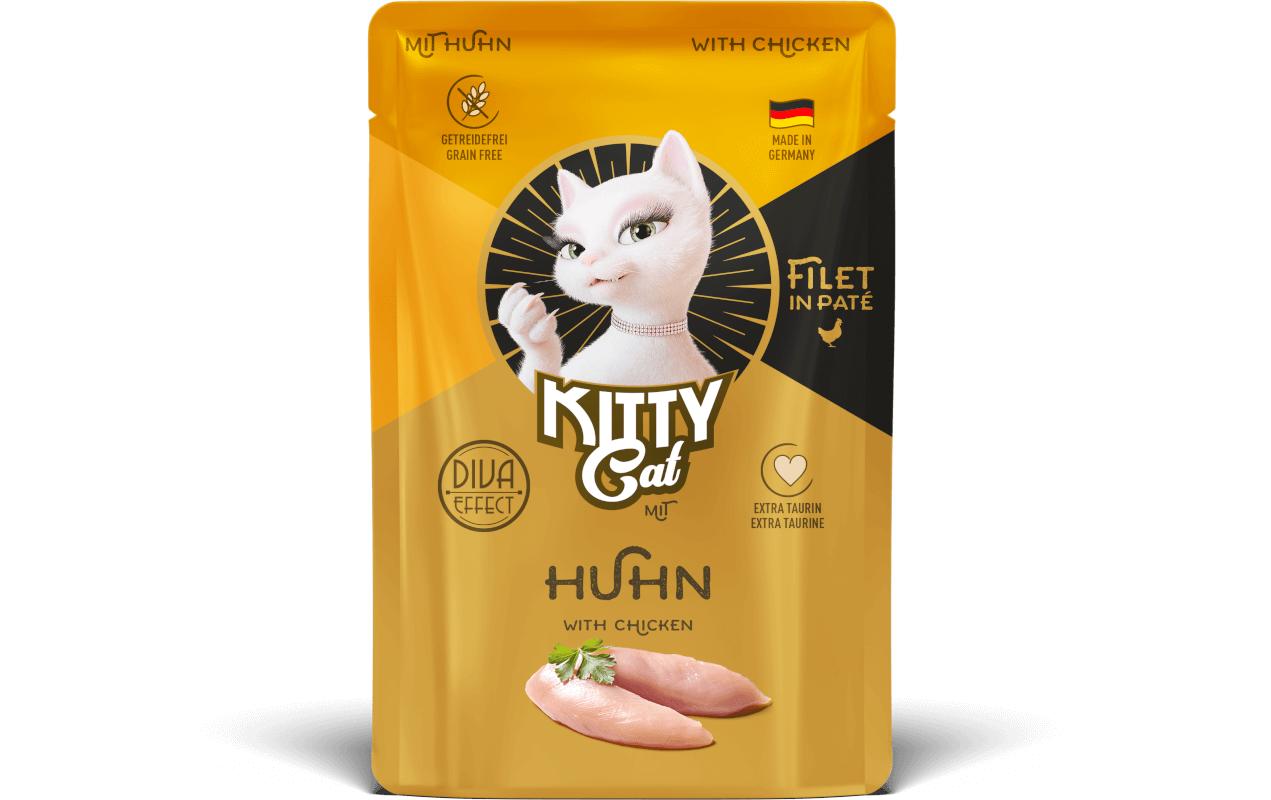 KittyCat Filét Paté Pouch Huhn 85 g – Bild 2