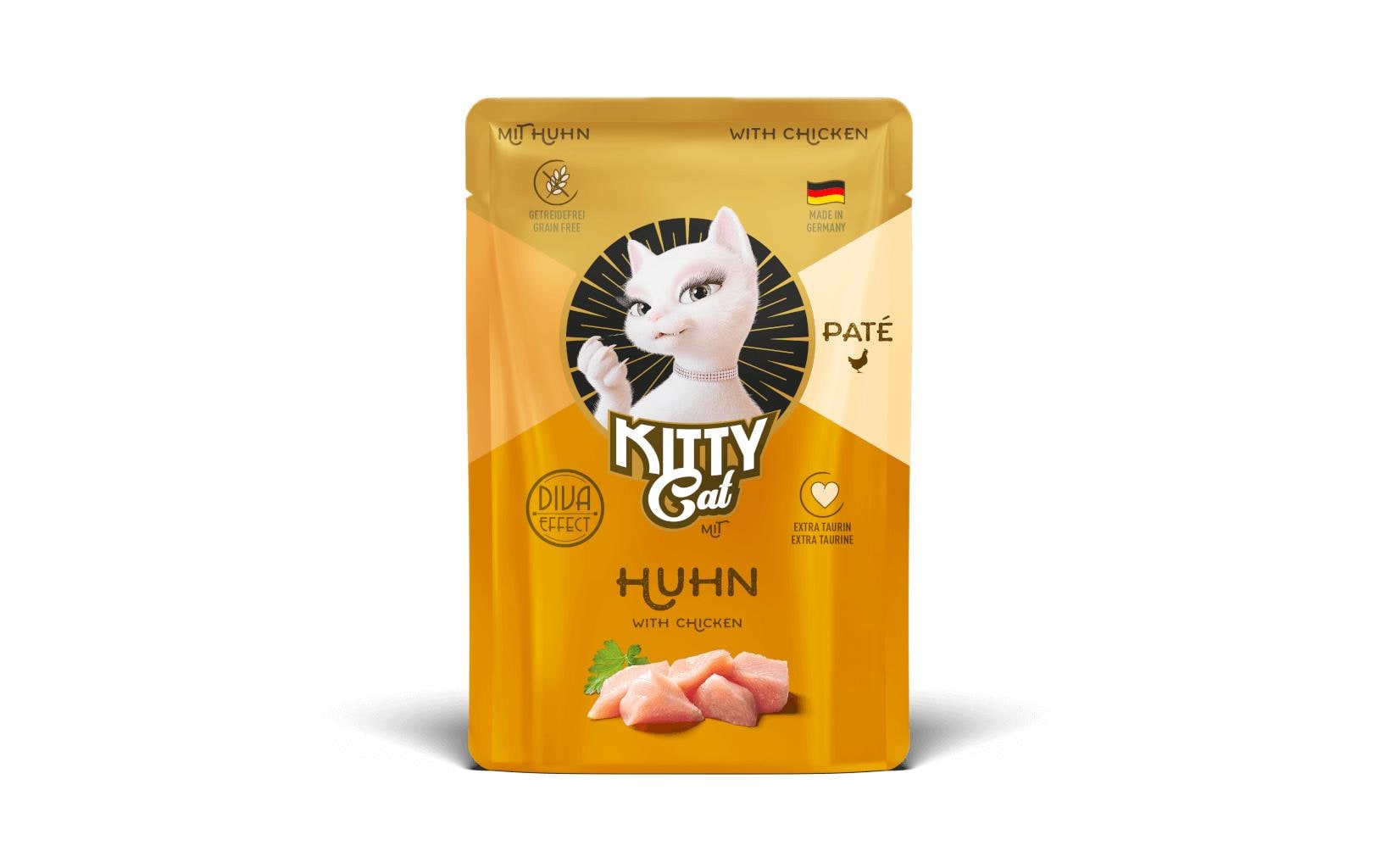 KittyCat Paté Pouch Huhn 85 g