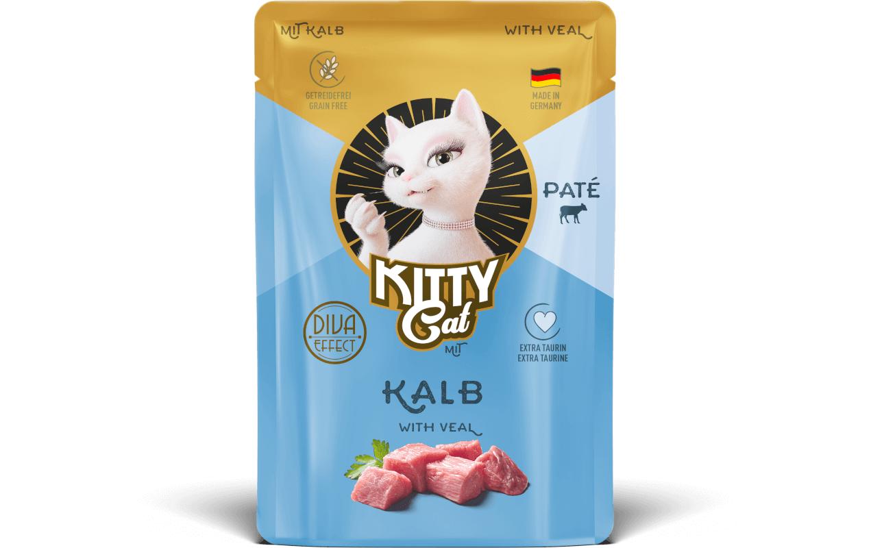 KittyCat Paté Pouch Kalb 85 g