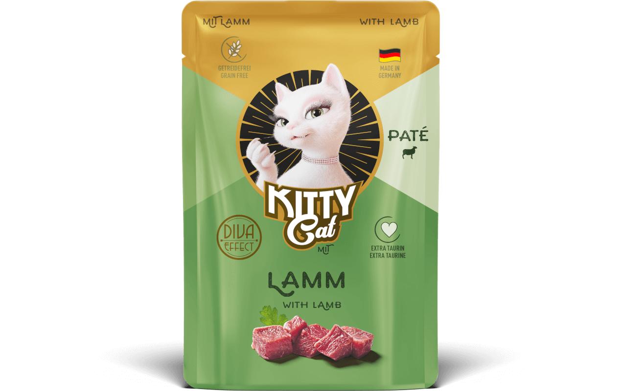 KittyCat Paté Pouch Lamm 85 g
