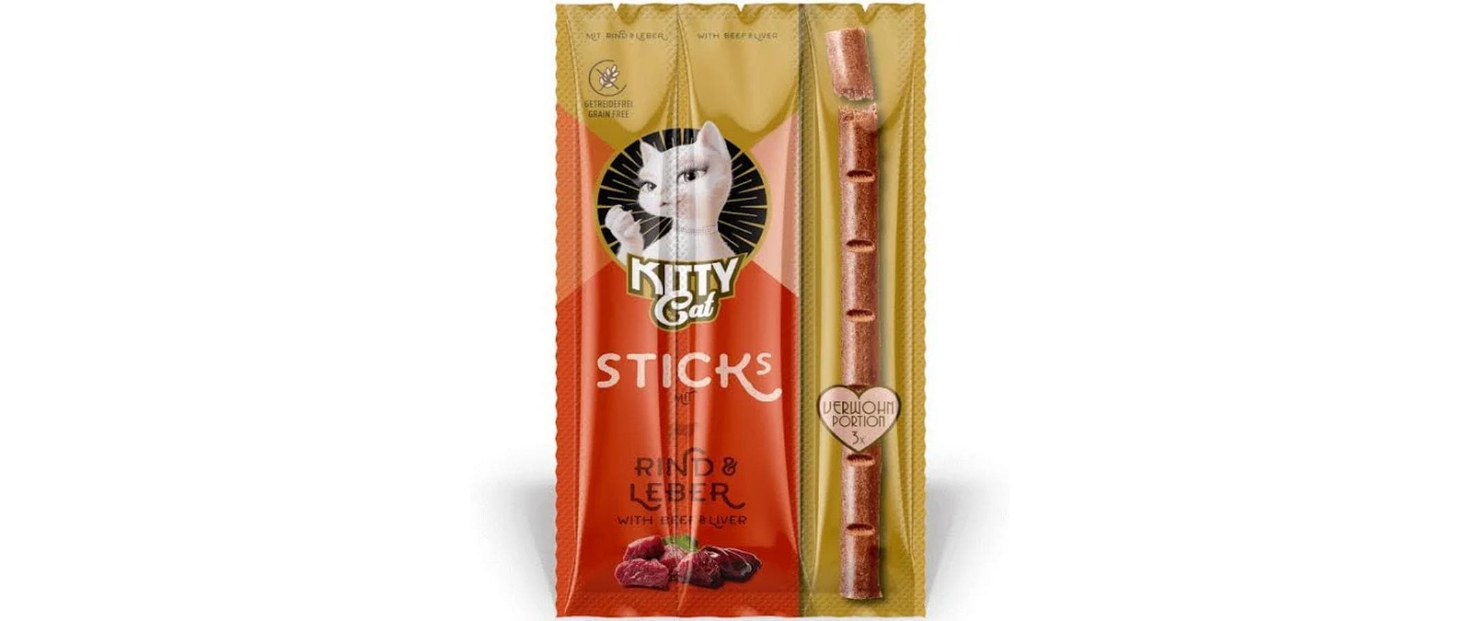 KittyCat Stick Rind, Leber 15 g