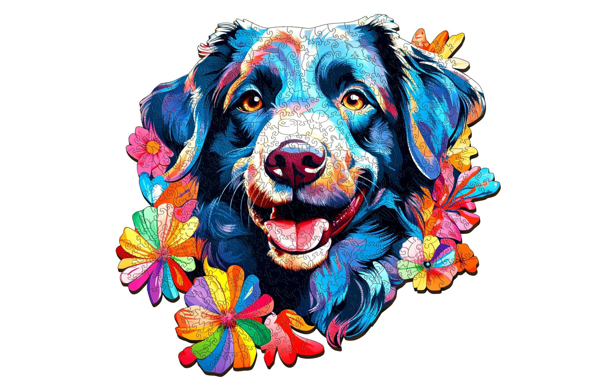 Holzpuzzle Hund Escape Welt