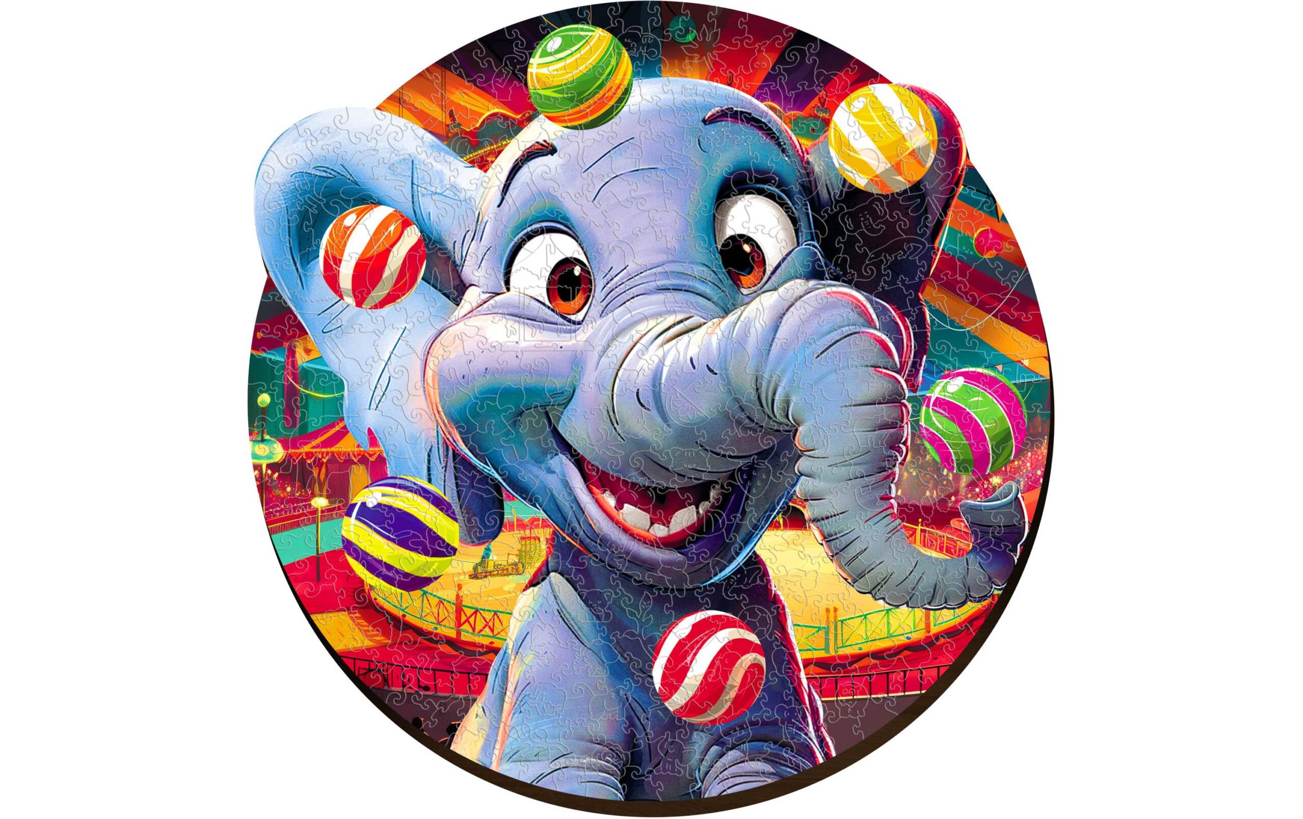 Holzpuzzle Elefant Escape Welt