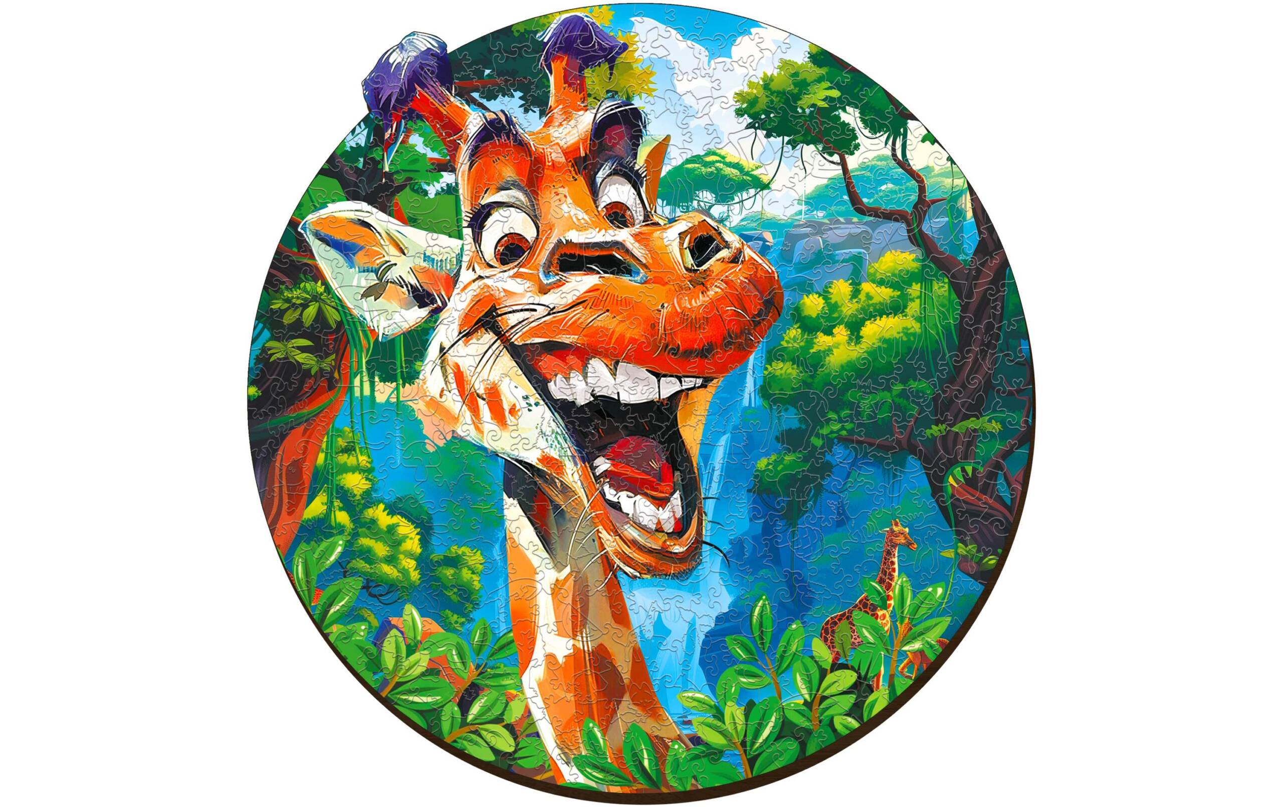 Holzpuzzle Giraffe Escape Welt