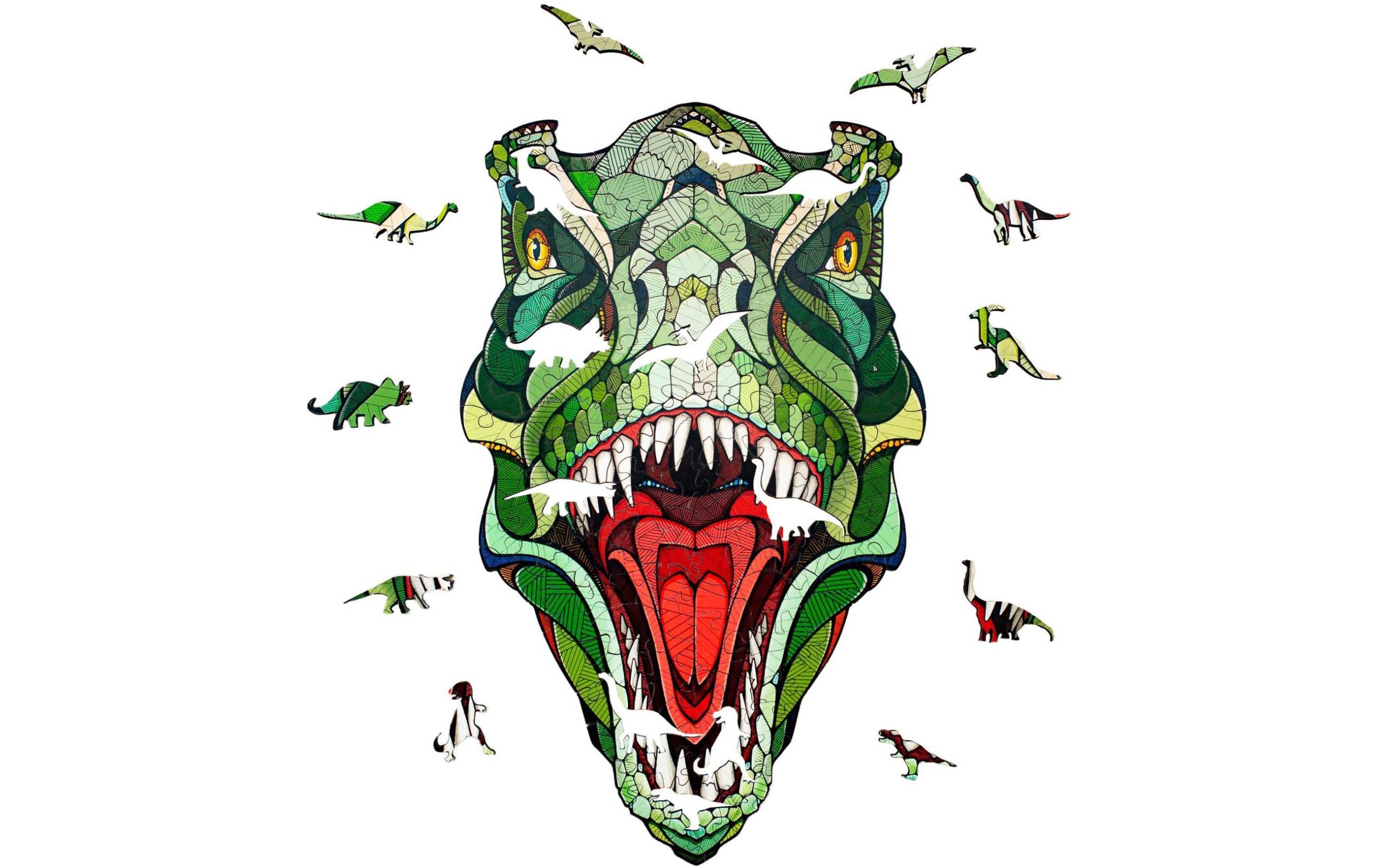 Holzpuzzle T-Rex ECO WOOD ART