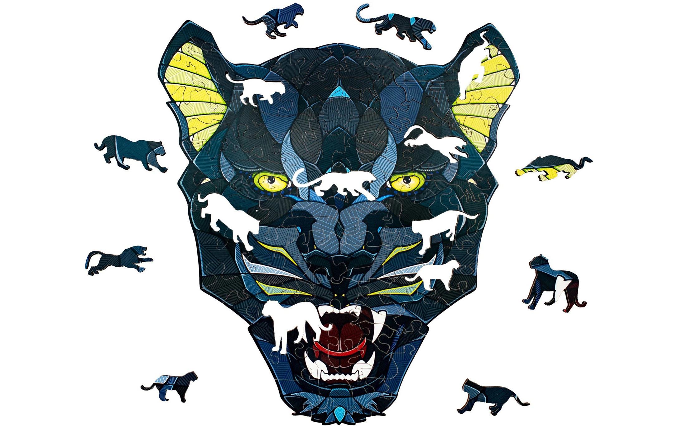 Holzpuzzle Panther ECO WOOD ART