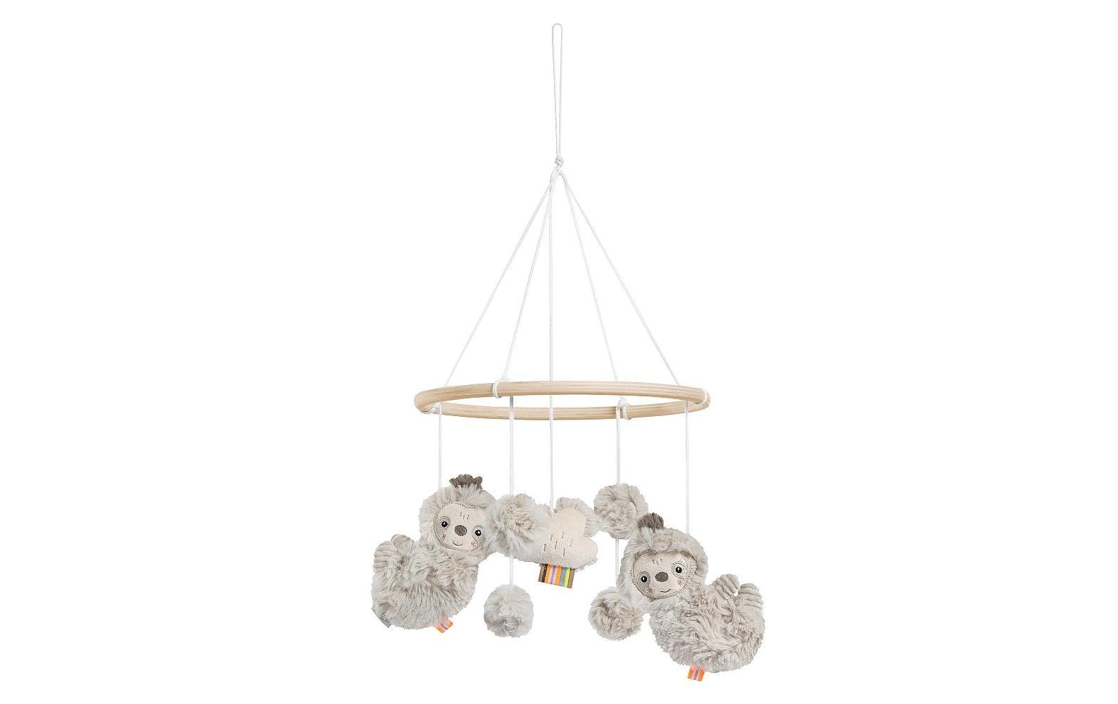 Fehn Holz-Mobile Faultier Grau/Beige