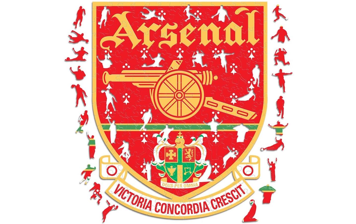 Arsenal FC - Retro Logo Holz Puzzle Grösse M (270 Teile)