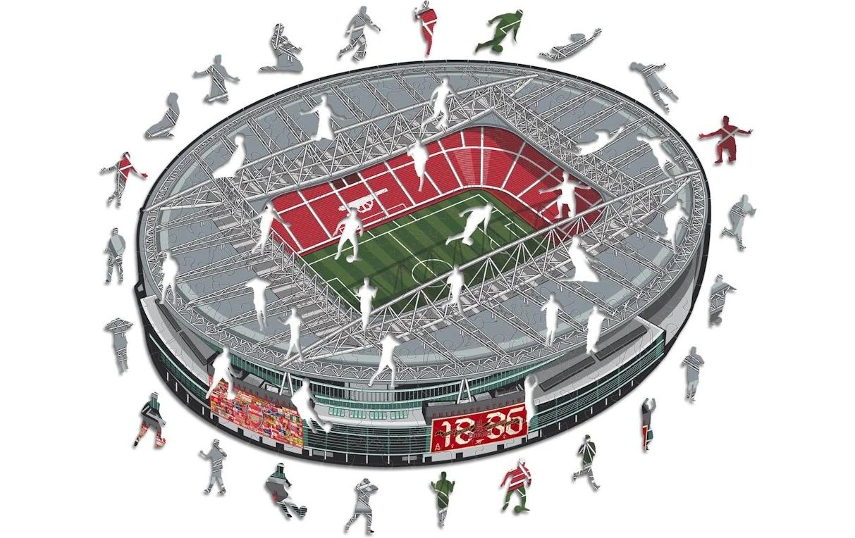 Arsenal FC - Emirates Stadium Holz Puzzle Grösse M (270 Teile)
