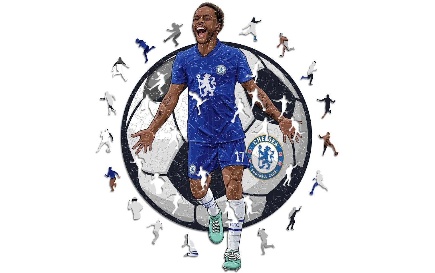 Chelsea FC - Raheem Sterling Holz Puzzle Grösse M (270 Teile)