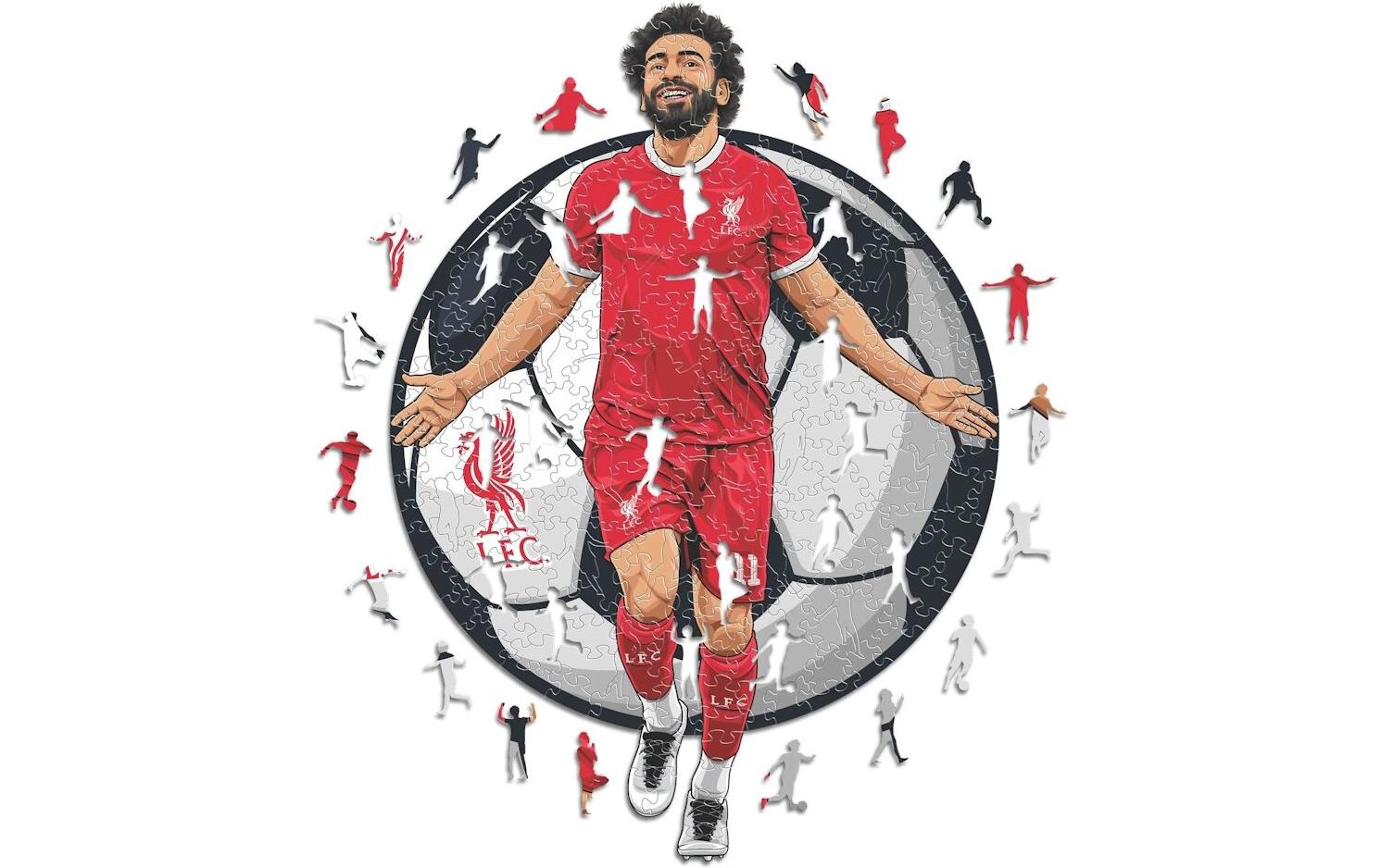 Liverpool FC - Mo Salah Holz Puzzle Grösse M (270 Teile)