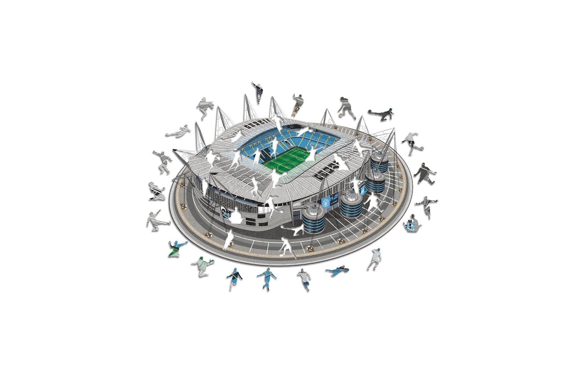 Man City FC - Etihad Stadium Holz Puzzle Grösse M (270 Teile)