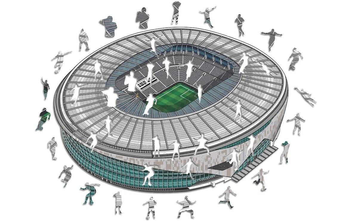 Tottenham Hotspur FC - Stadium Holz Puzzle Grösse M (270 Teile)