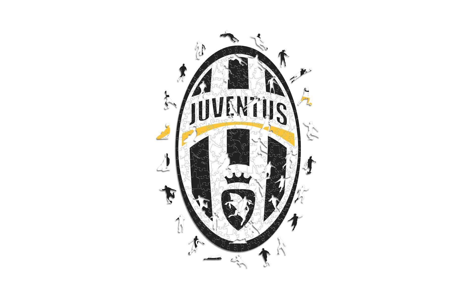 Juventus FC - Retro Logo Holz Puzzle Grösse M (270 Teile)
