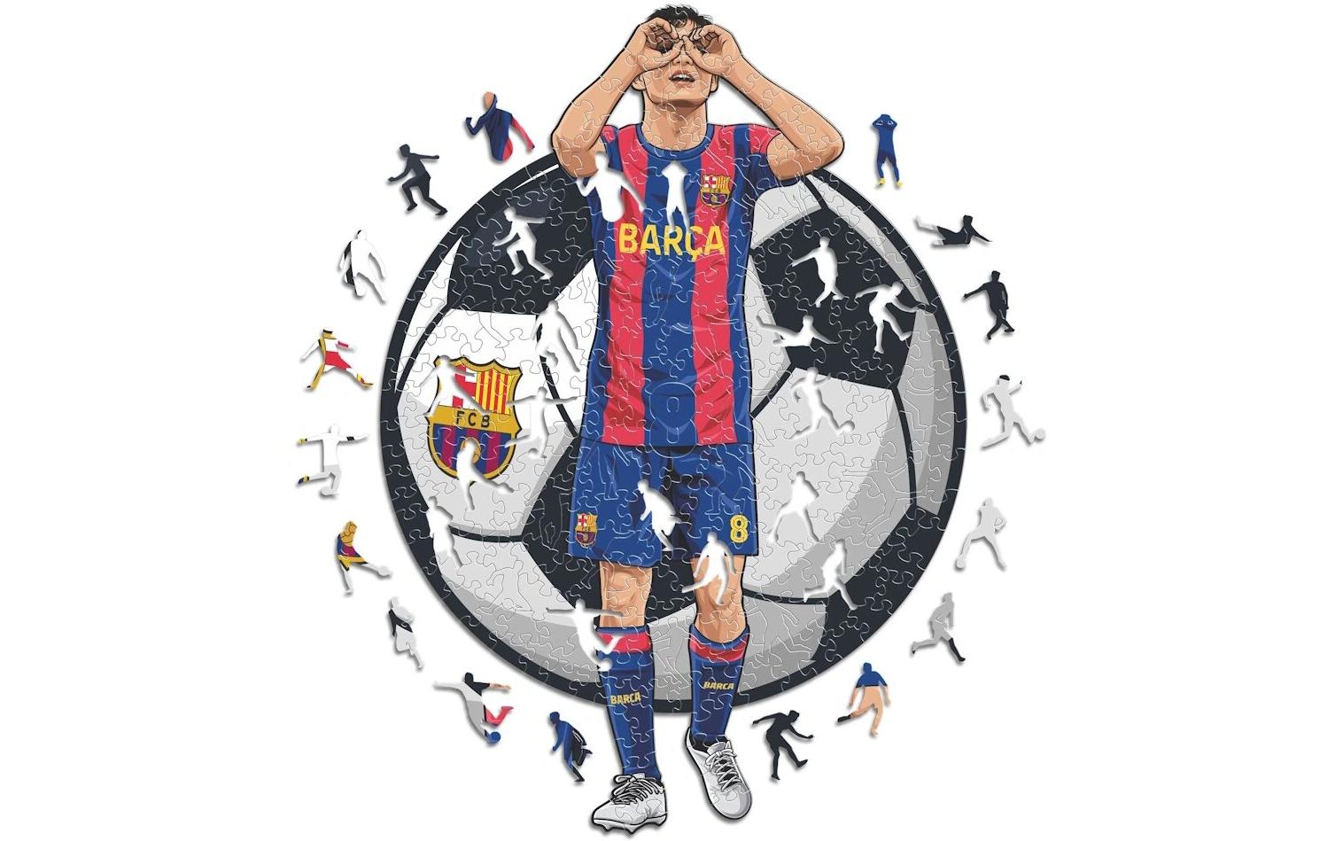 FC Barcelona - Pedri Holz Puzzle Grösse M (270 Teile)