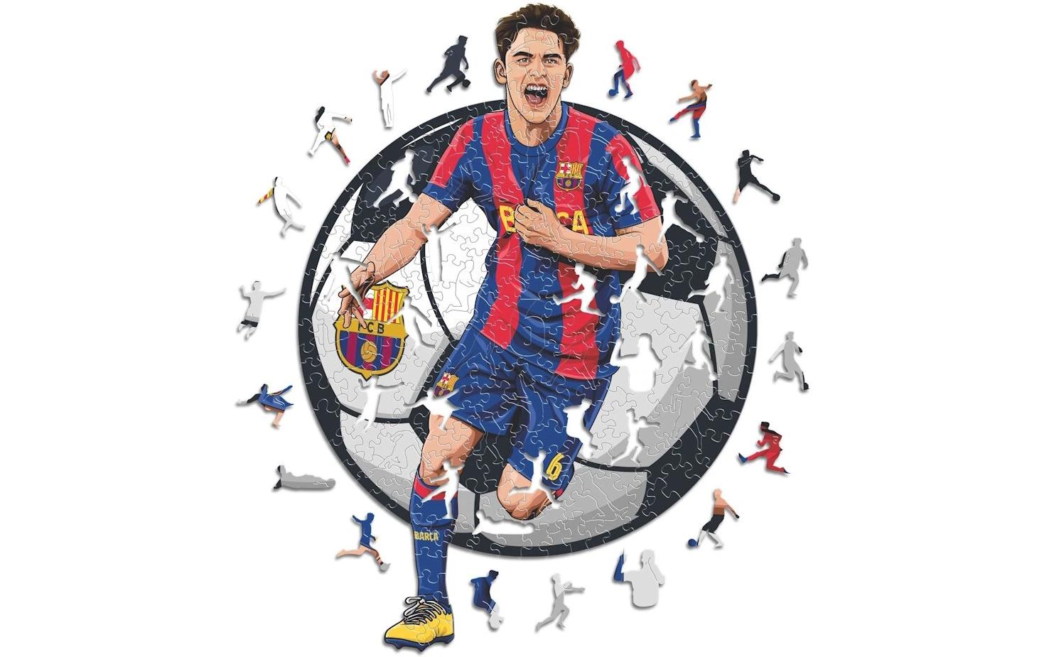 FC Barcelona - Gavi Holz Puzzle Grösse M (270 Teile)